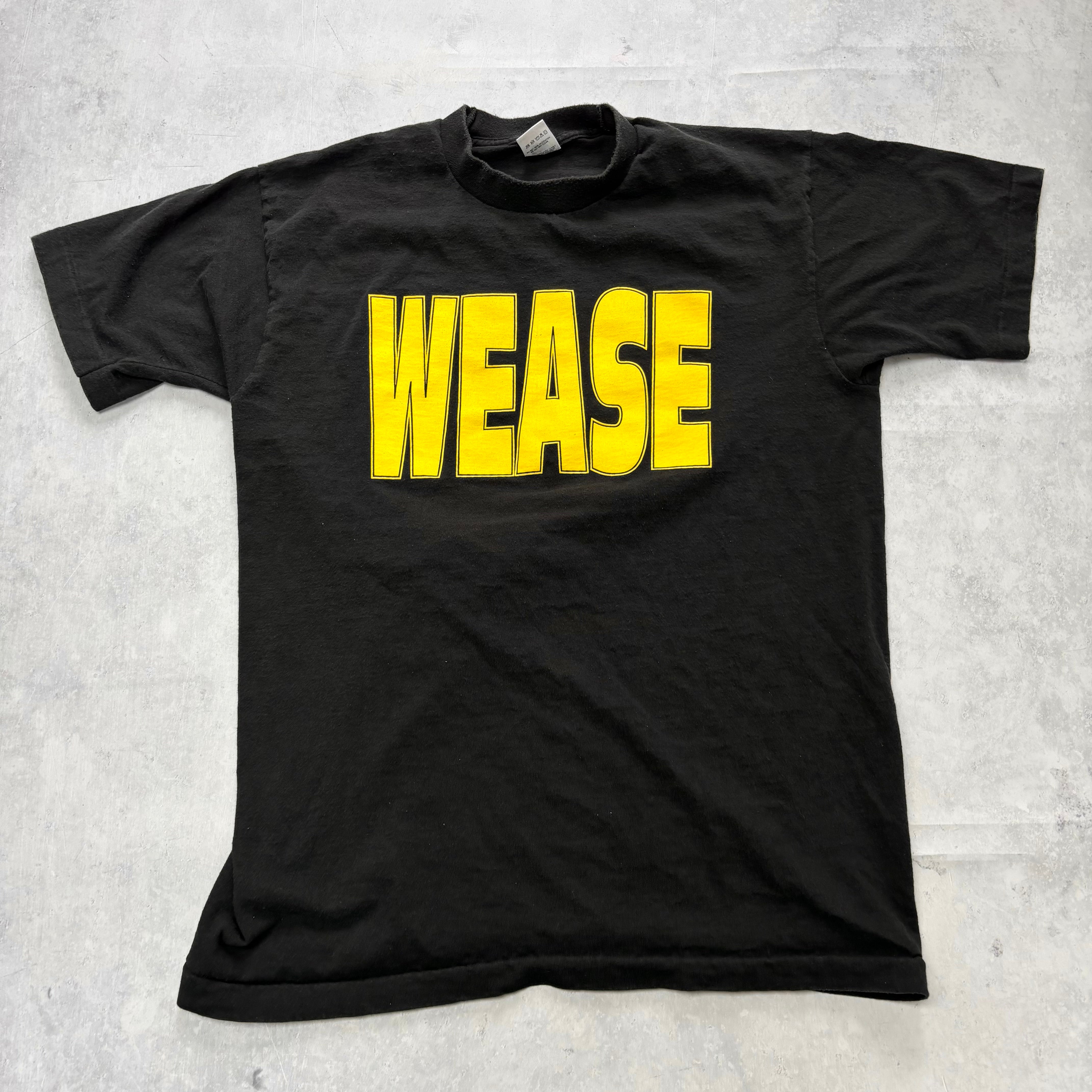 Vintage T Shirt Mens Large Black Single Stitch Graphic Print 90s Radio USA (E)