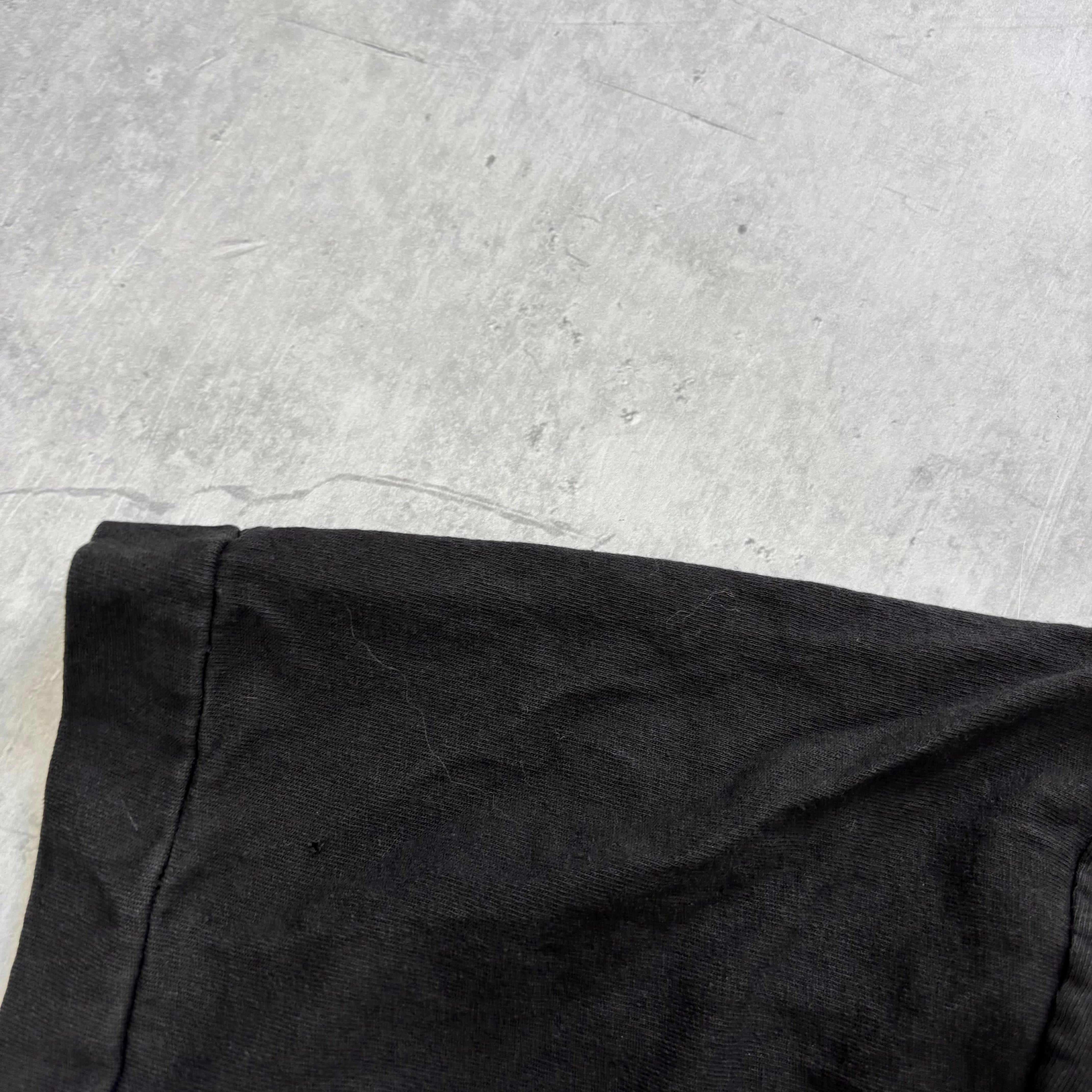 Vintage T Shirt Mens Large Black Single Stitch Graphic Print 90s Tourist