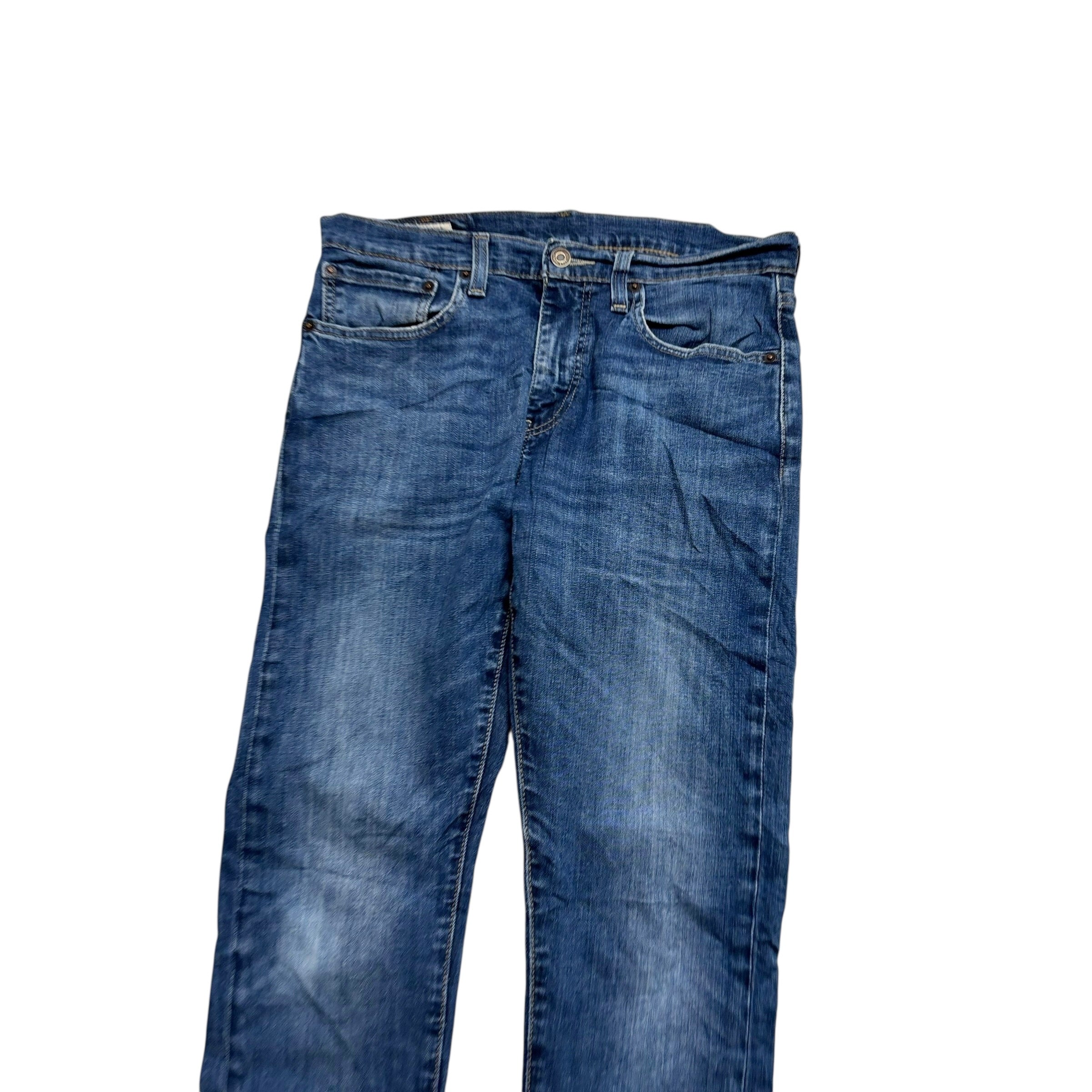 Levis 512 Jeans W31 L32 Mens Mid Blue Slim Tapered Fit Stretch Denim