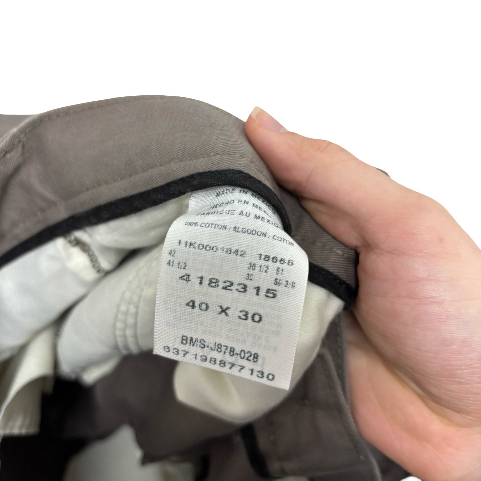 Lee Trousers W40 L30 Mens Brown Relaxed Straight Fit Vintage Pants (E)