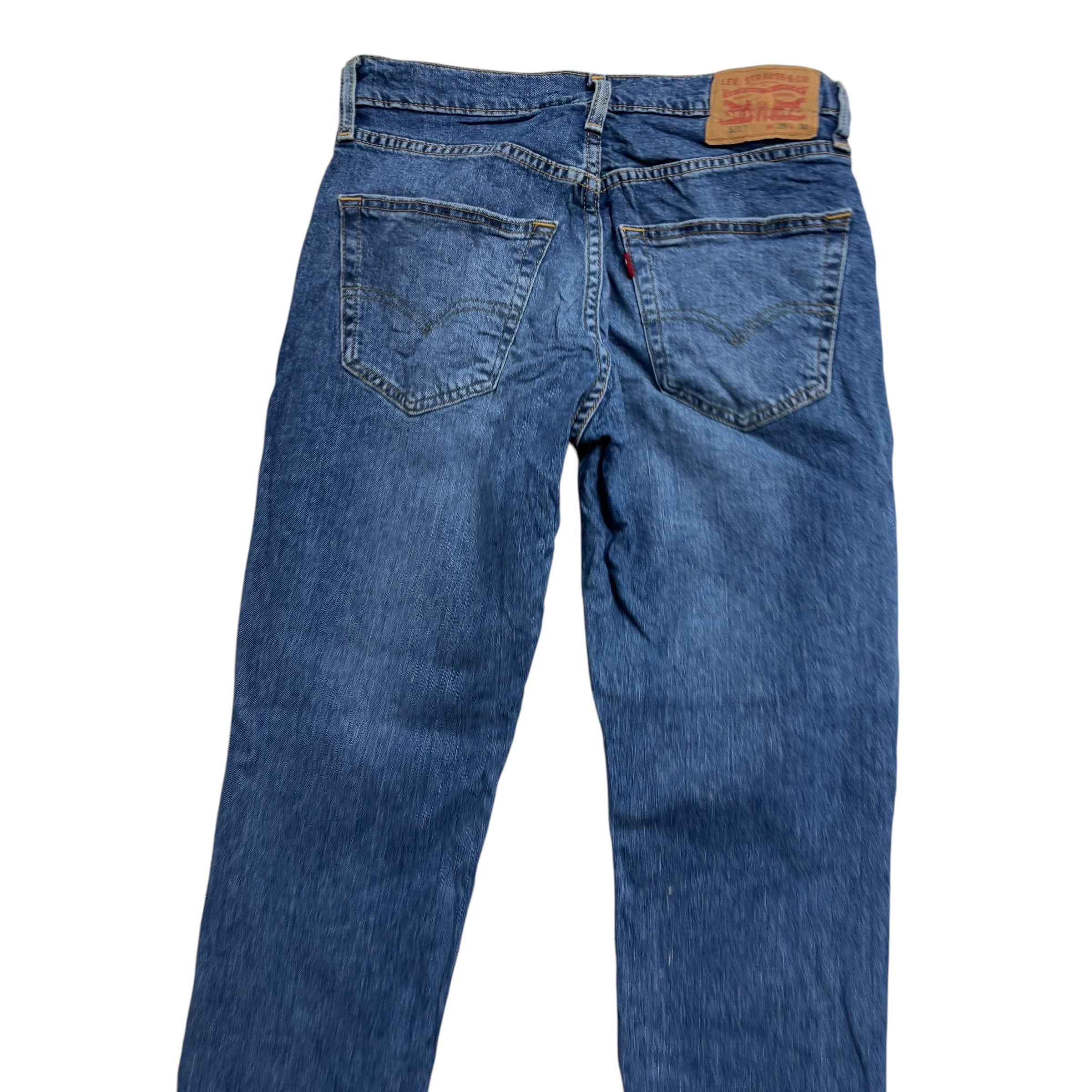 Levis 531 Jeans W29 L30 Mens Mid Blue Athletic Slim Fit Stretch Denim