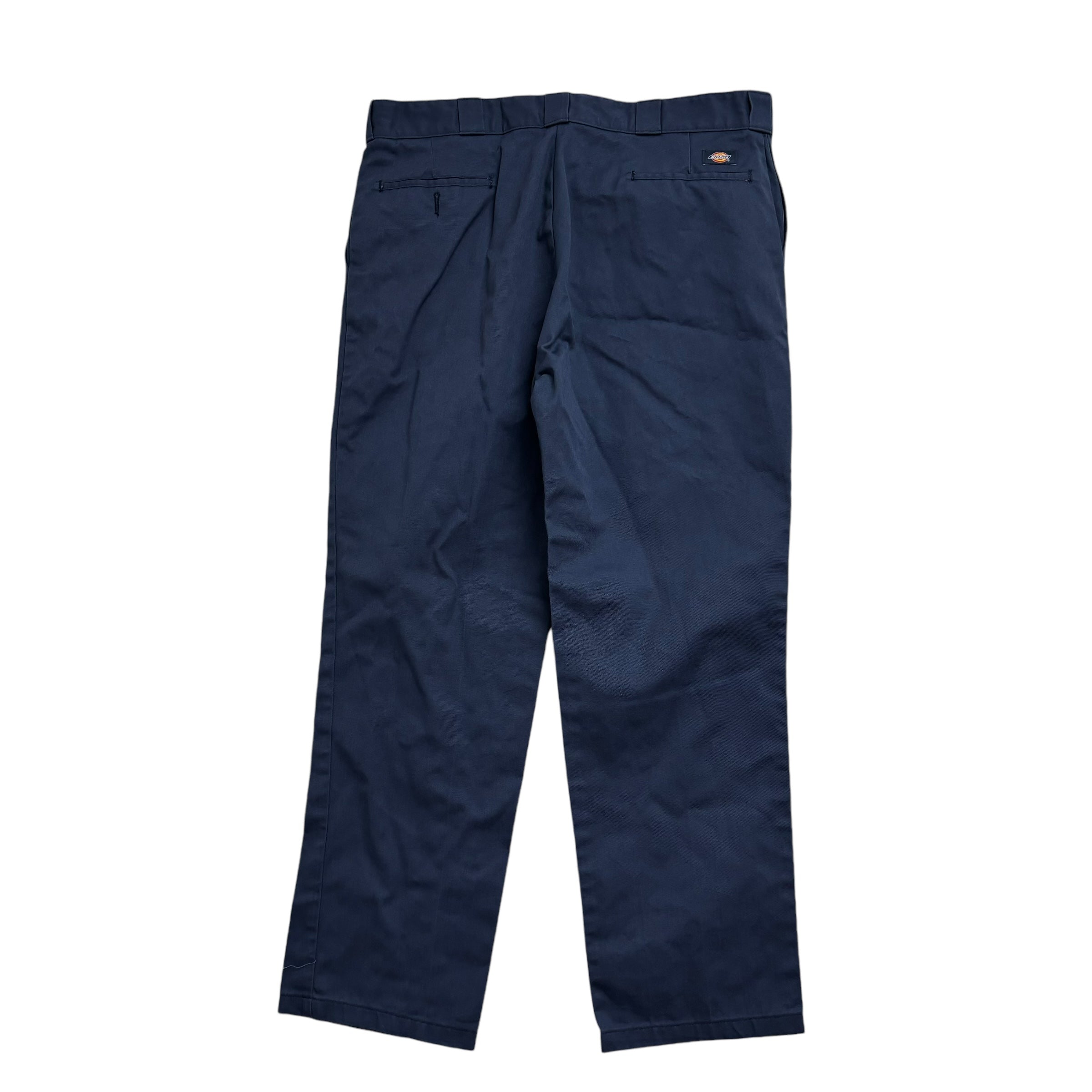 Dickies 874 Trousers W40 L31 Mens Navy Blue Pants Original Straight Fit Workwear