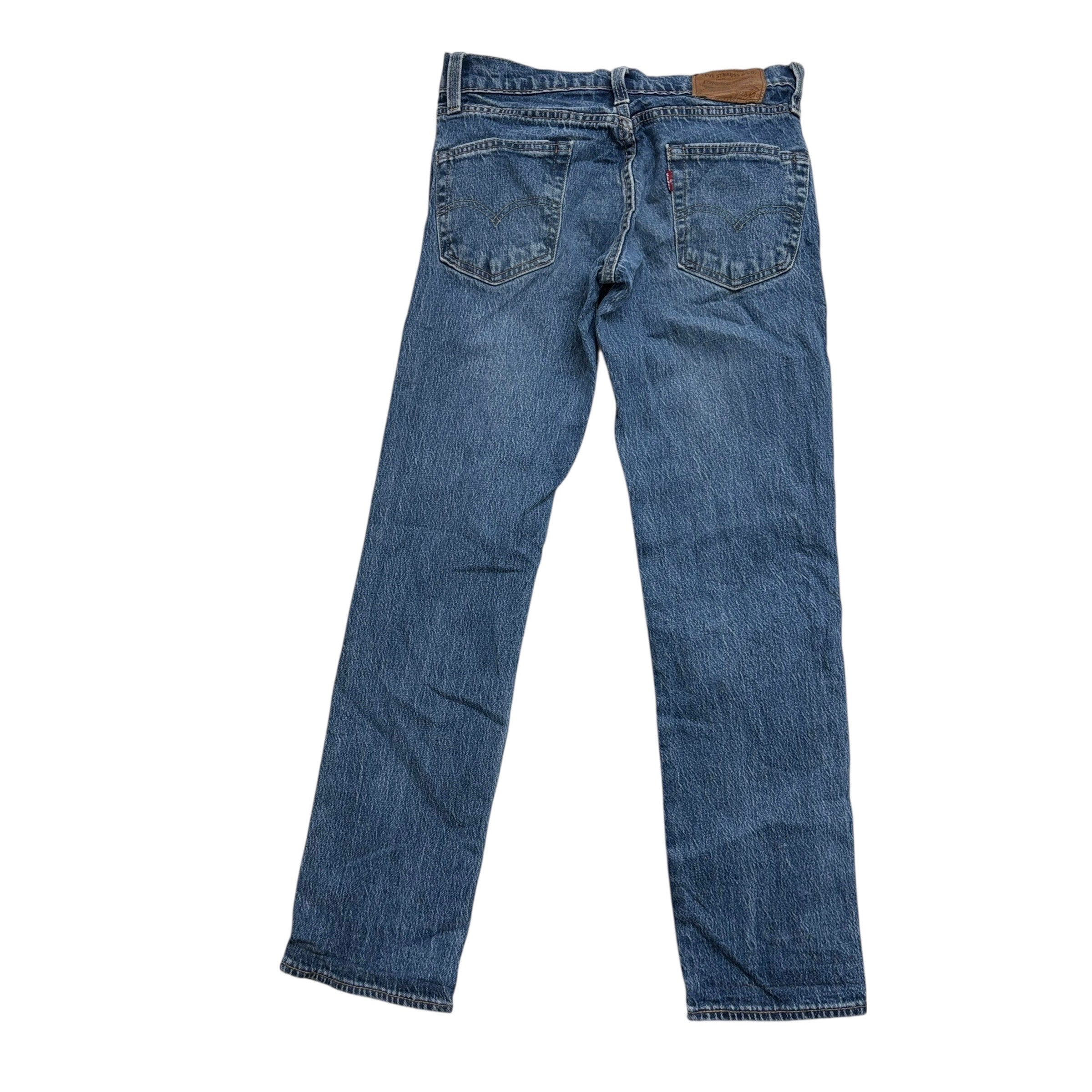 Levis 511 Jeans W28 L29 Mens Mid Blue Slim Fit Stretch Denim (F)