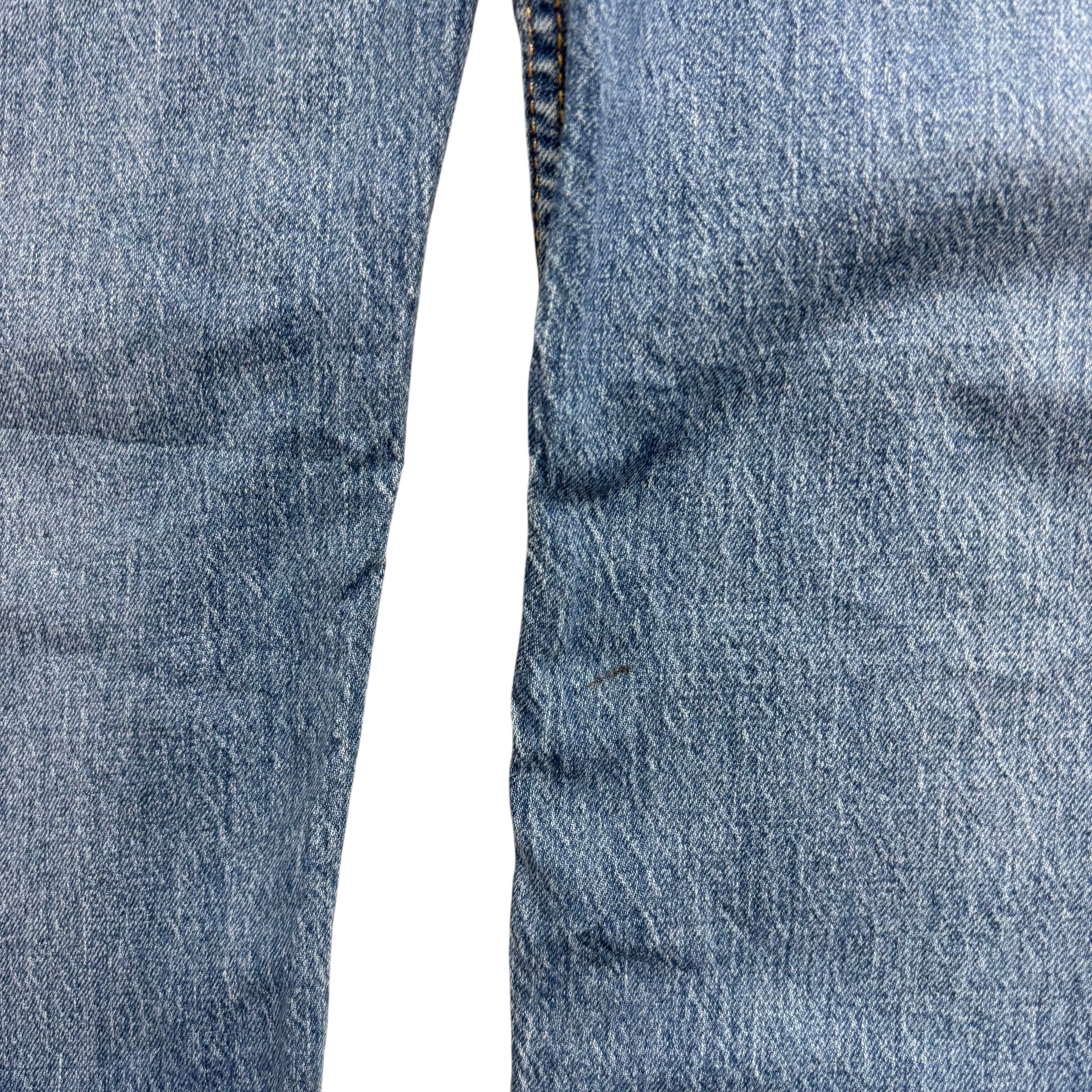 Levis 505 Jeans W31 L30 Mens Light Blue Regular Straight Fit Stretch Denim