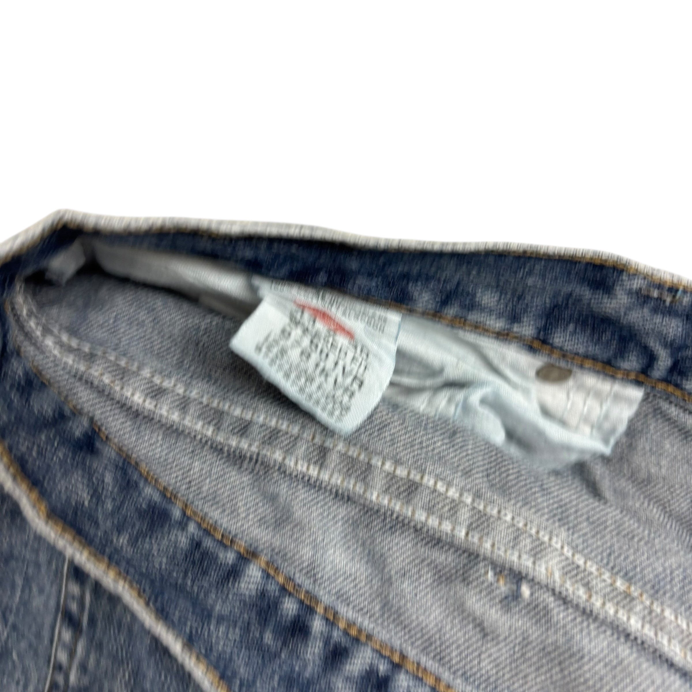 Wrangler Jeans W44 L30 Mens Mid Blue Relaxed Straight Fit Denim (F)