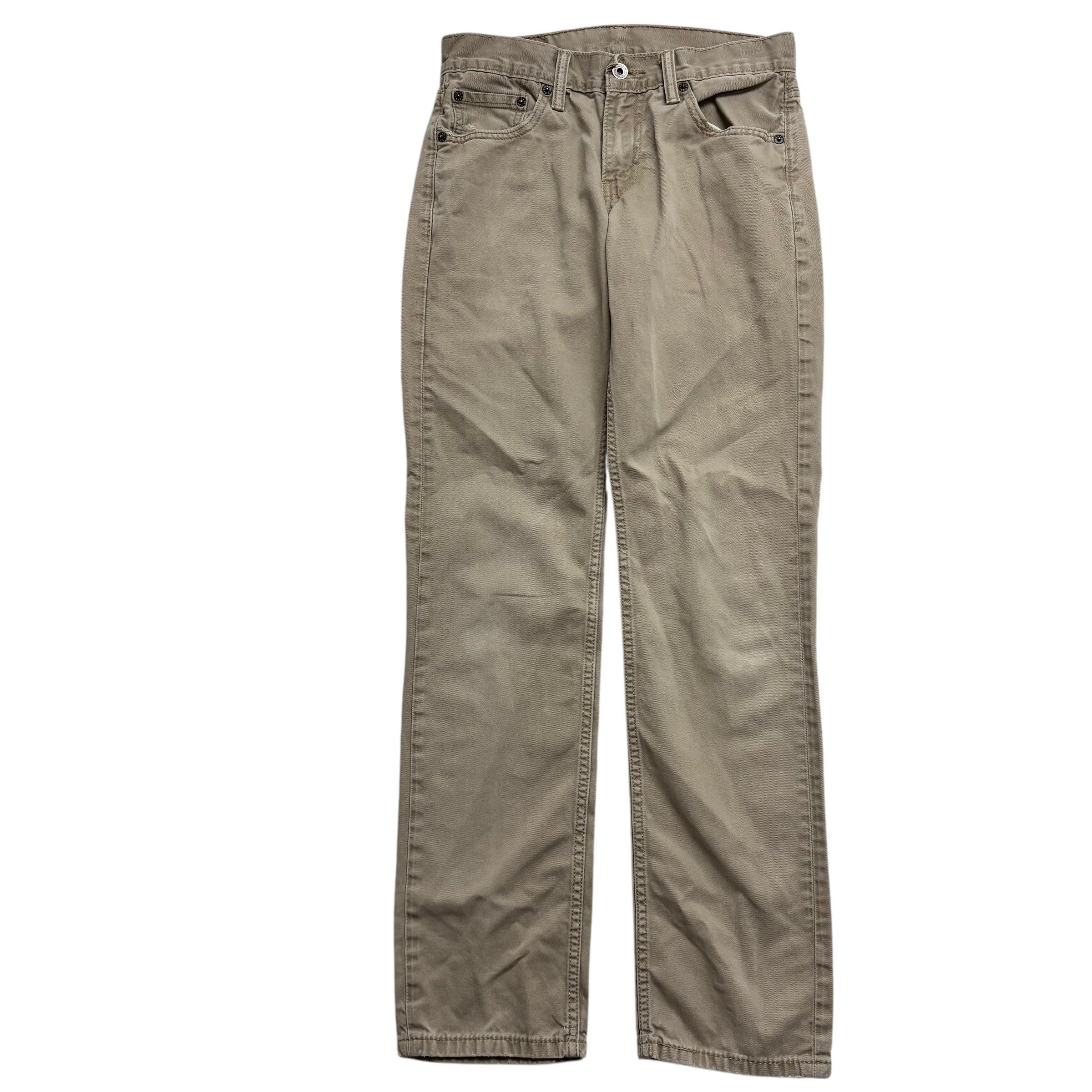 Levis 511 Trousers W29 L31 Mens Beige Stone Slim Fit Cotton Pants