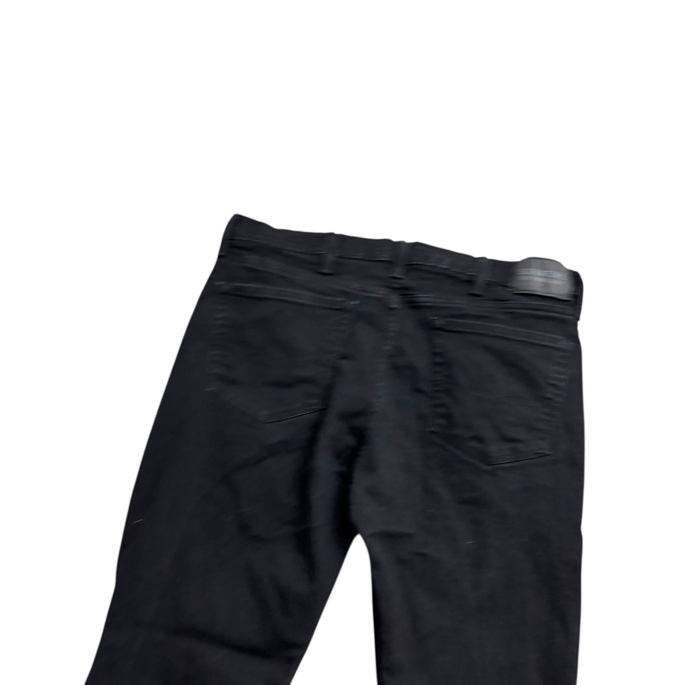 Levis Signature Jeans W38 L30 Mens Black Slim Fit Stretch Denim (E)