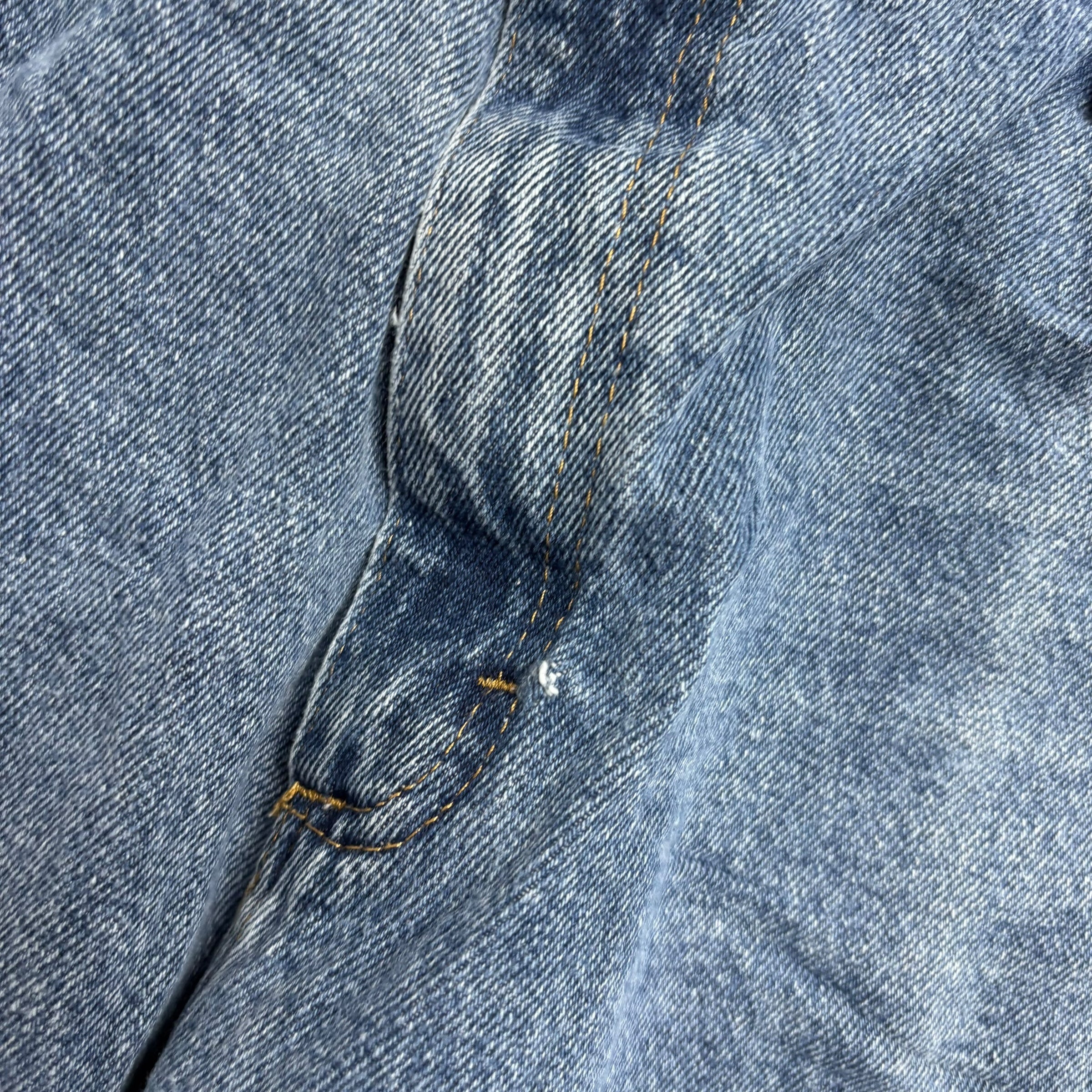 Wrangler Jeans W40 L29 Mens Mid Blue Baggy Relaxed Straight Fit Denim