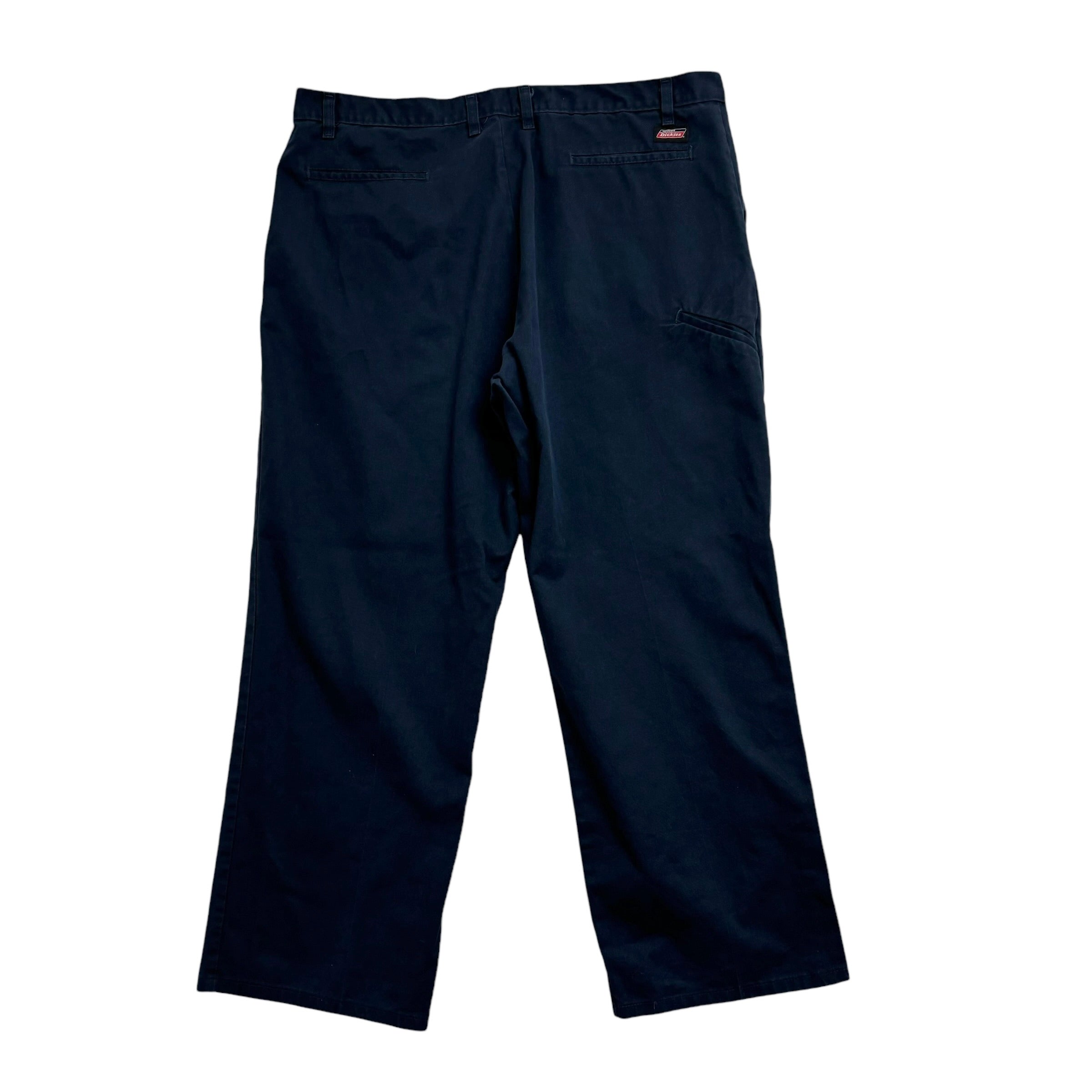 Dickies Trousers W40 L29 Mens Navy Blue Pants Relaxed Straight Fit Workwear