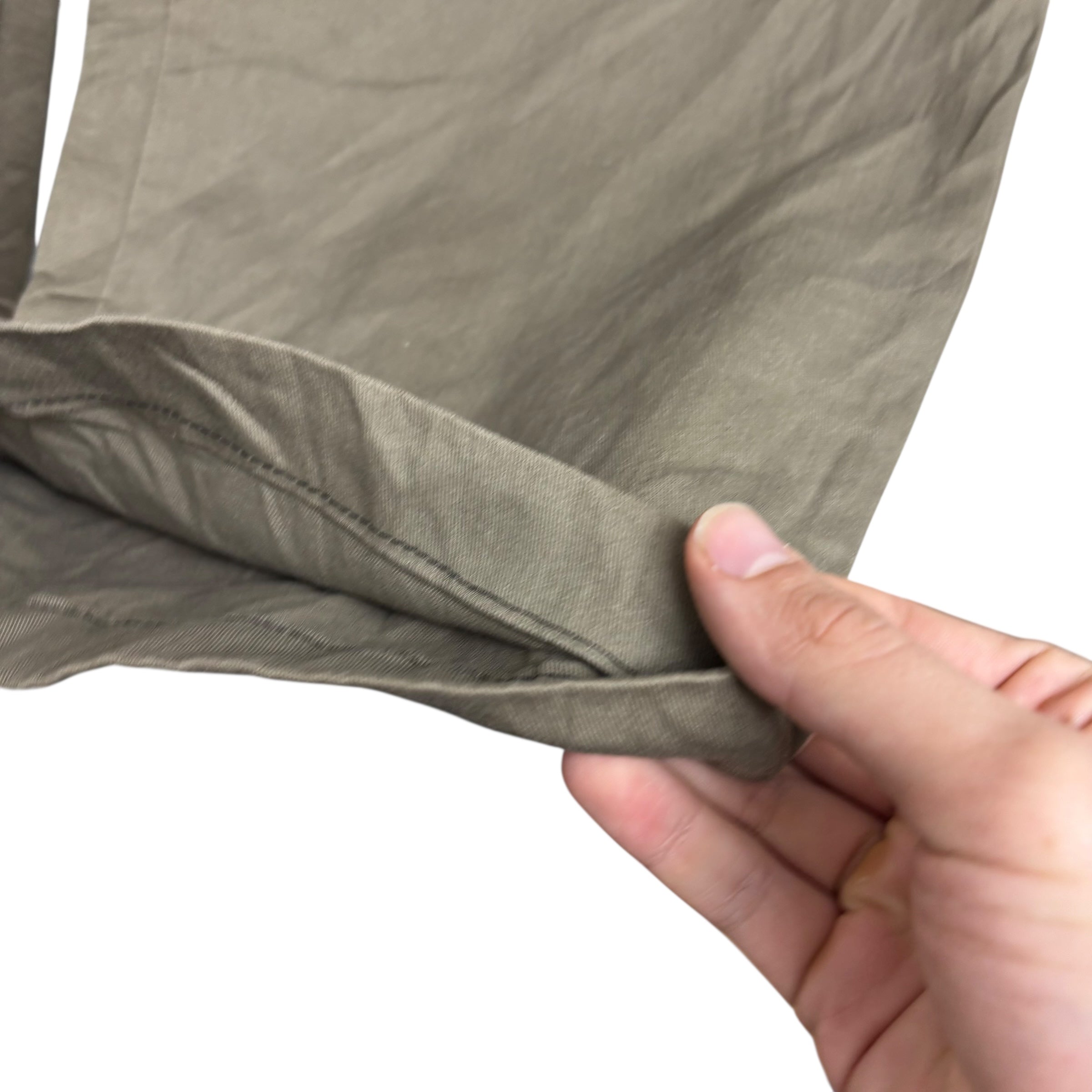 Wrangler Trousers W40 L27 Mens Green Relaxed Straight Fit Stretch Pants (E)