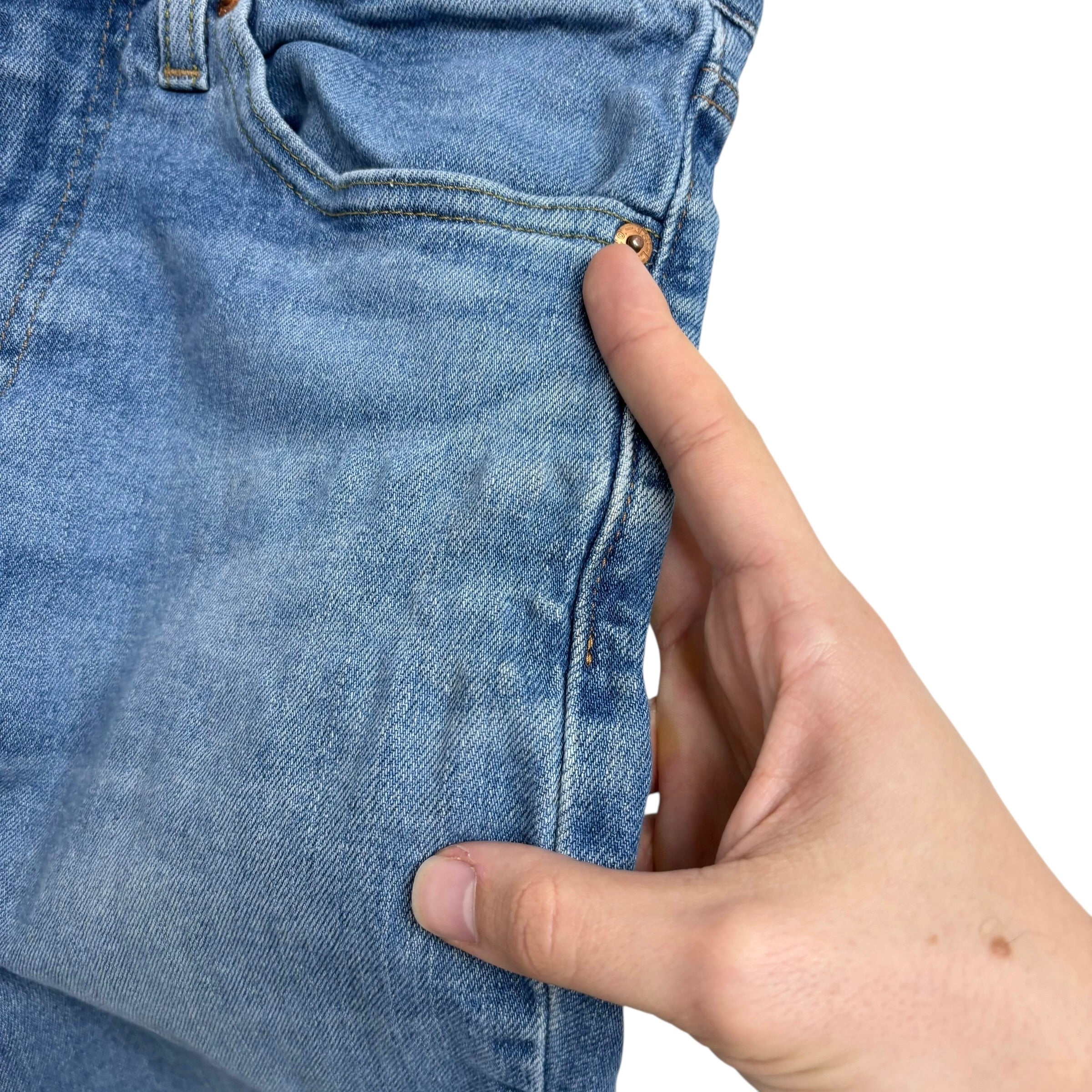Levis 511 Jeans W30 L30 Mens Mid Blue Slim Fit Stretch Denim