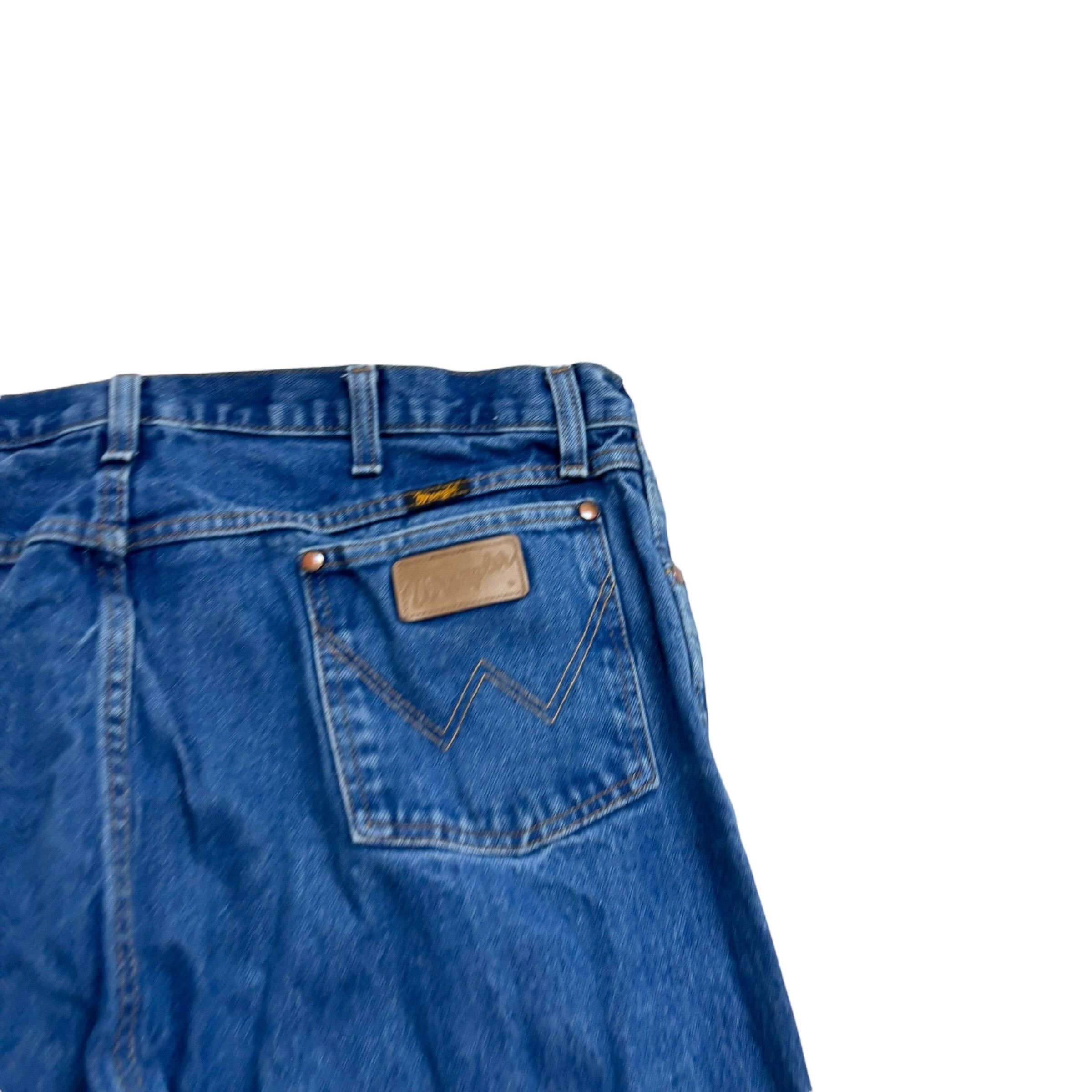 Wrangler Jeans Cowboy Cut W40 L34 Mens Mid Blue 13MWZ Original Fit Denim (E)