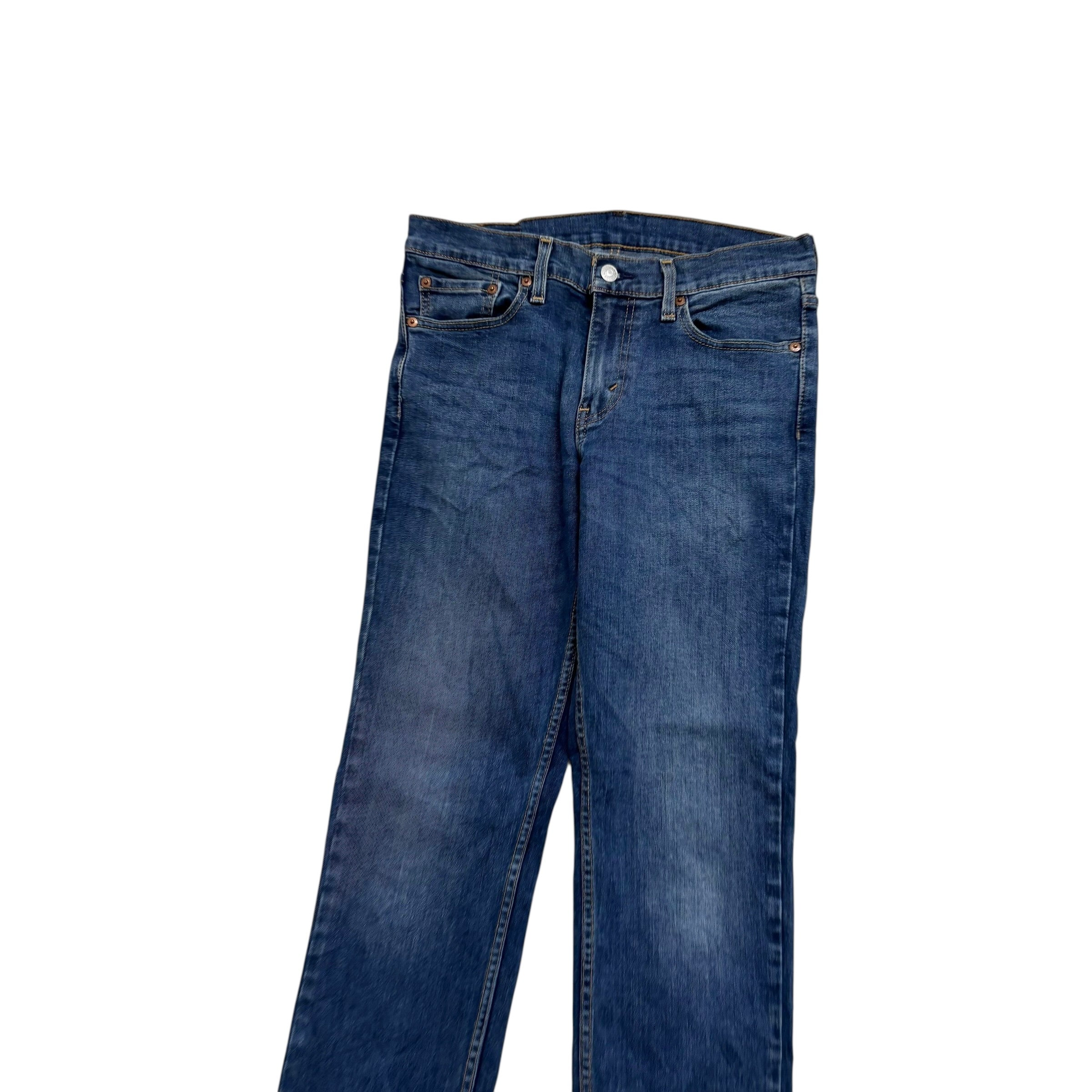 Levis 511 Jeans W30 L32 Mens Dark Blue Slim Fit Stretch Denim (E)