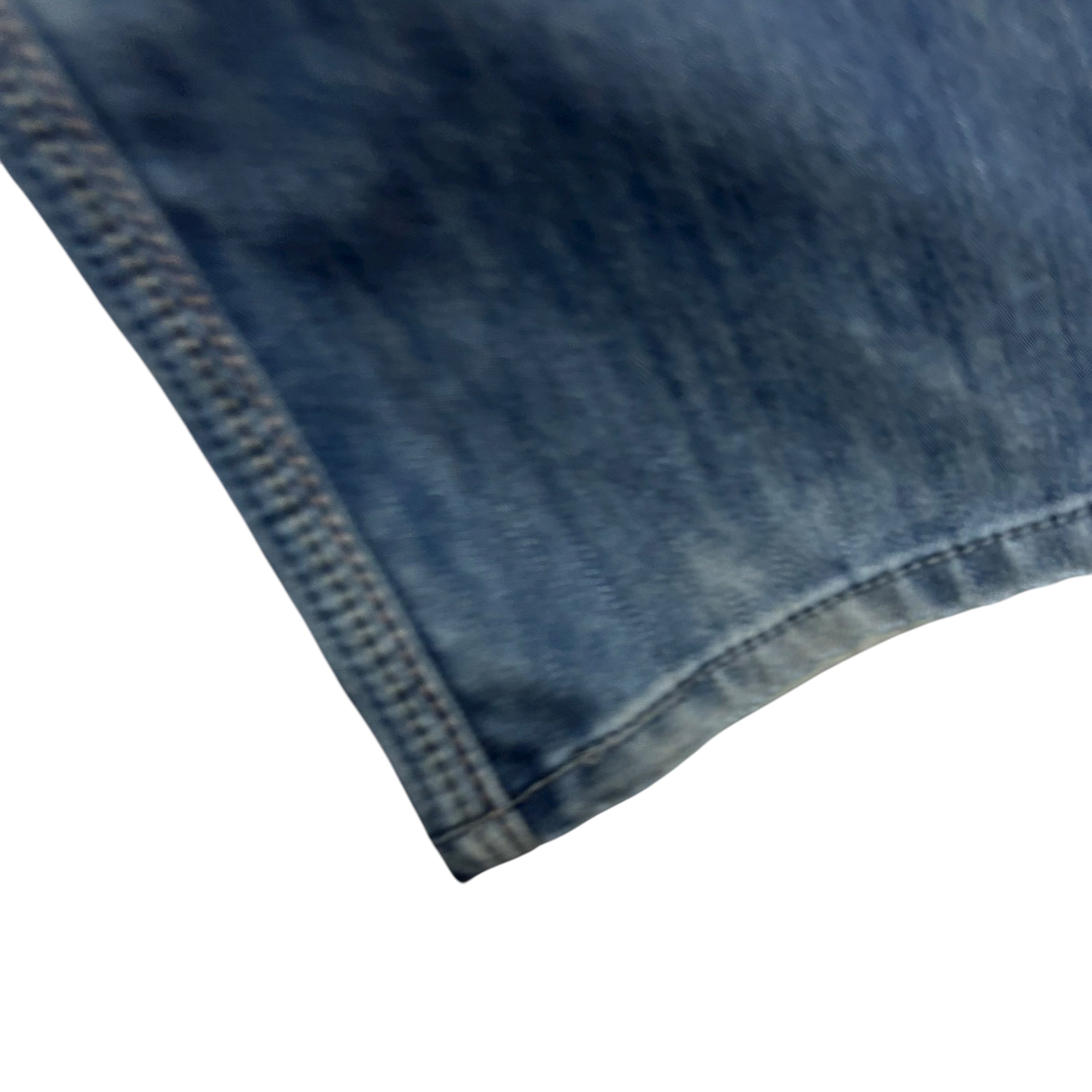 Levis 514 Jeans W36 L34 Mens Dark Blue Regular Straight Fit Vintage Denim