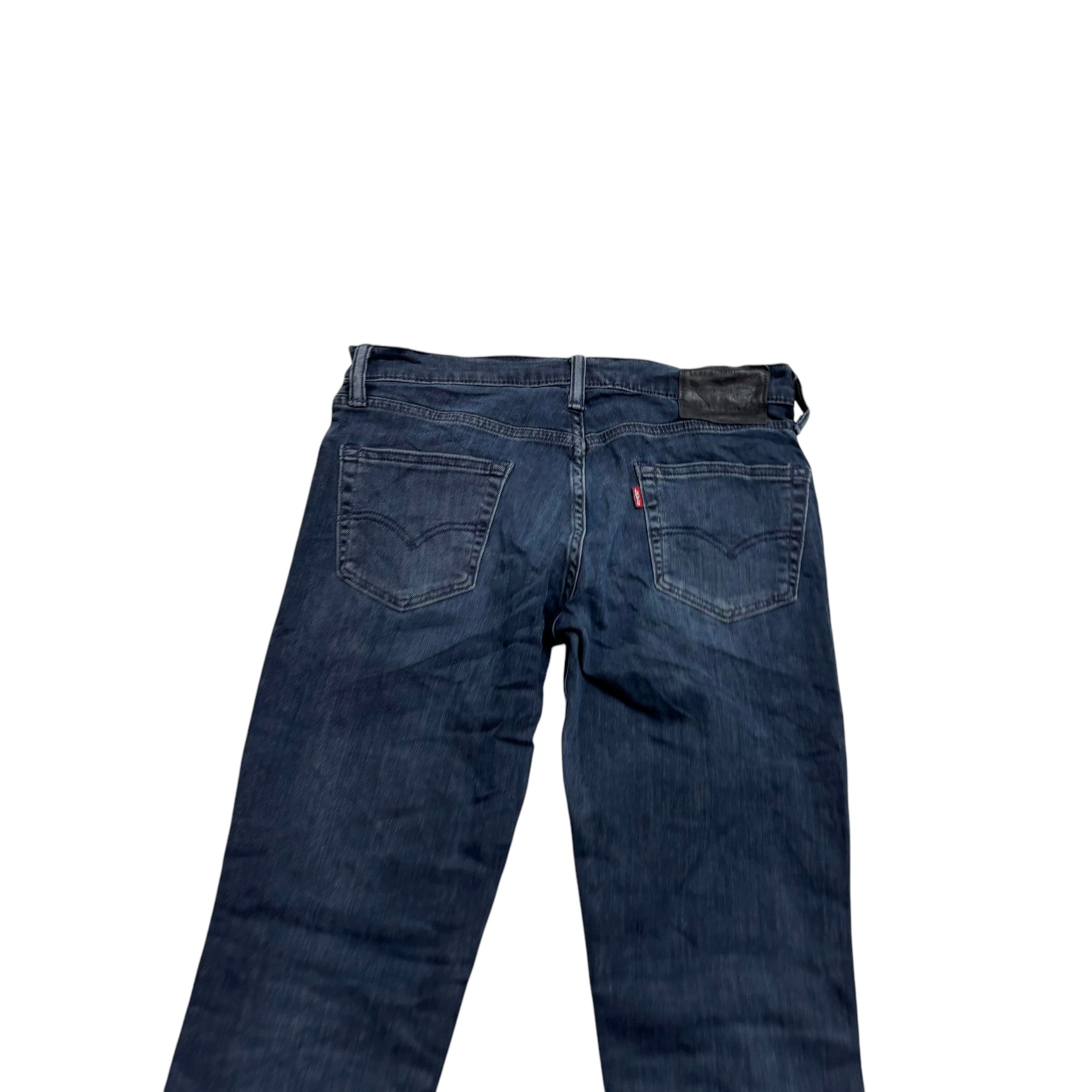 Levis 511 Jeans W29 L32 Mens Navy Blue Slim Fit Stretch Denim