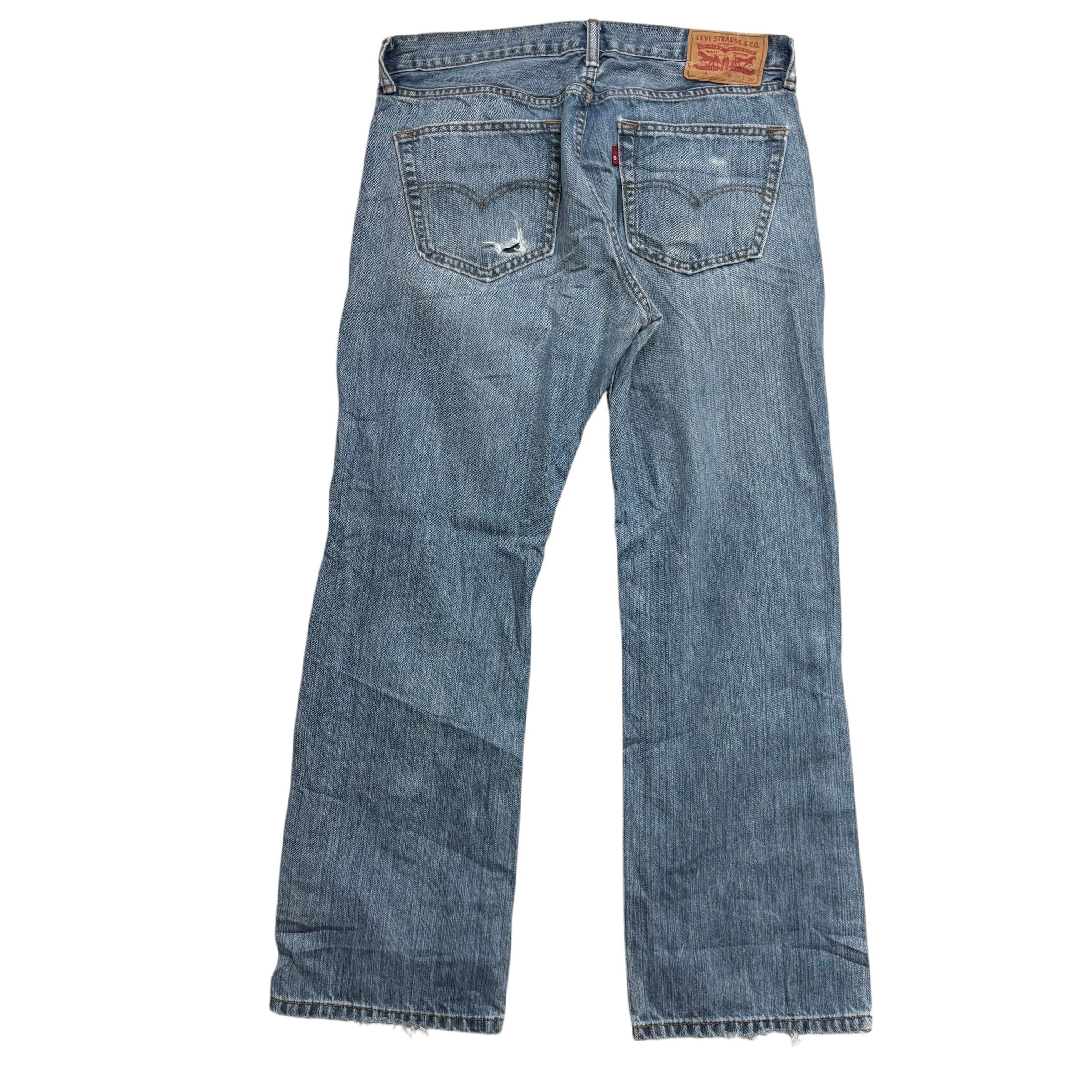 Levis 559 Jeans W32 L30 Mens Blue Baggy Relaxed Straight Fit Denim (F)