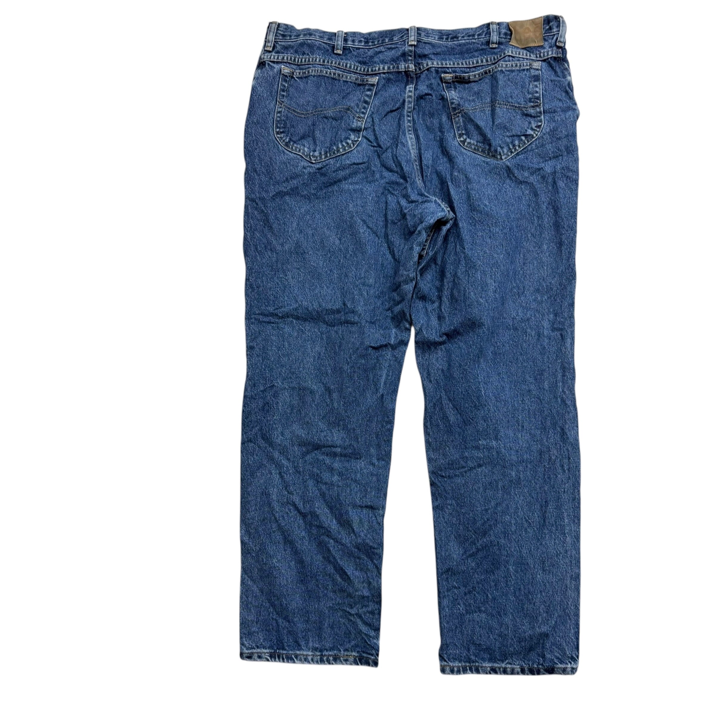 Lee Jeans W40 L30 Mens Mid Blue Regular Straight Fit Vintage Denim (E)