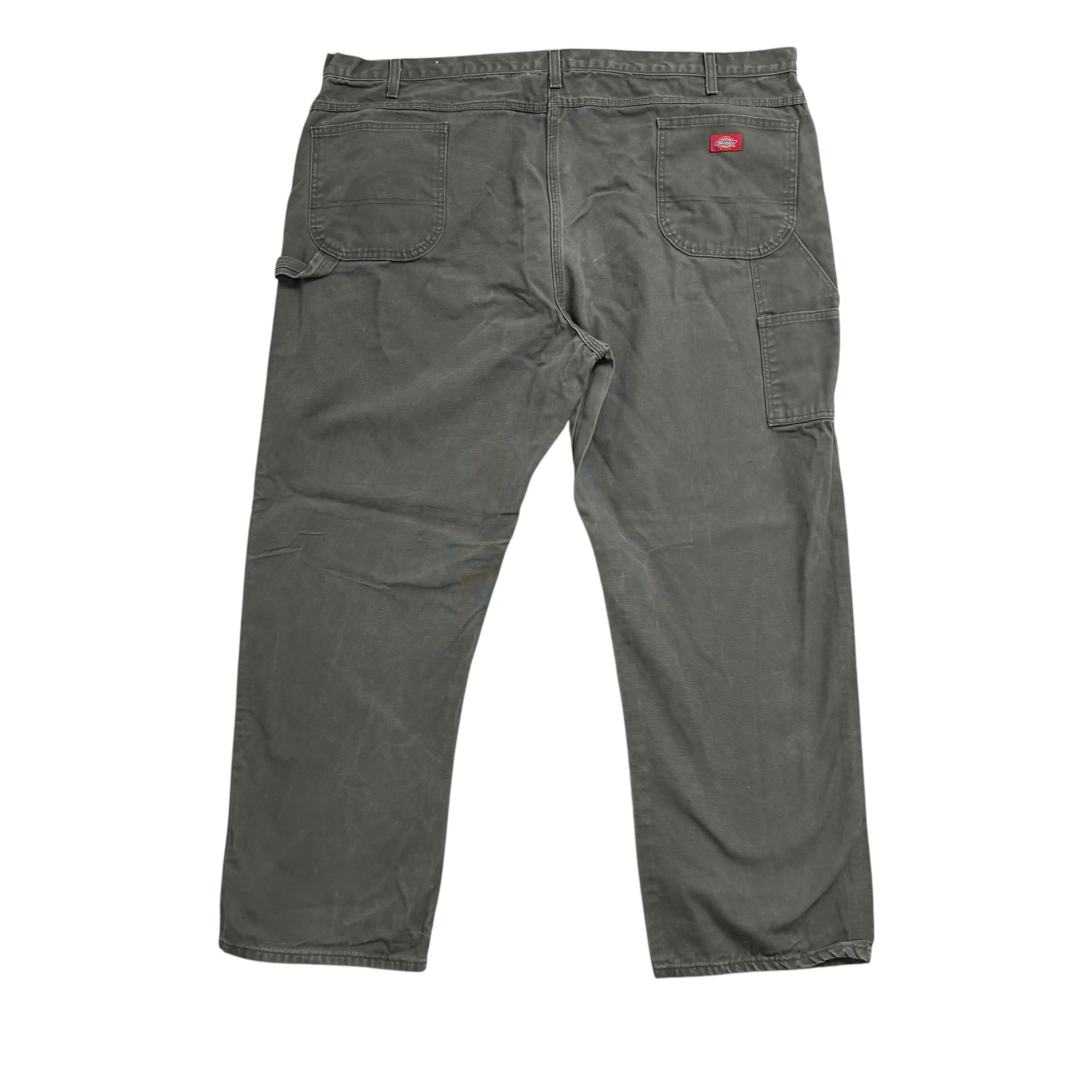 Dickies Carpenter Pants W50 L30 Mens Green Relaxed Straight Fit Vintage Trousers