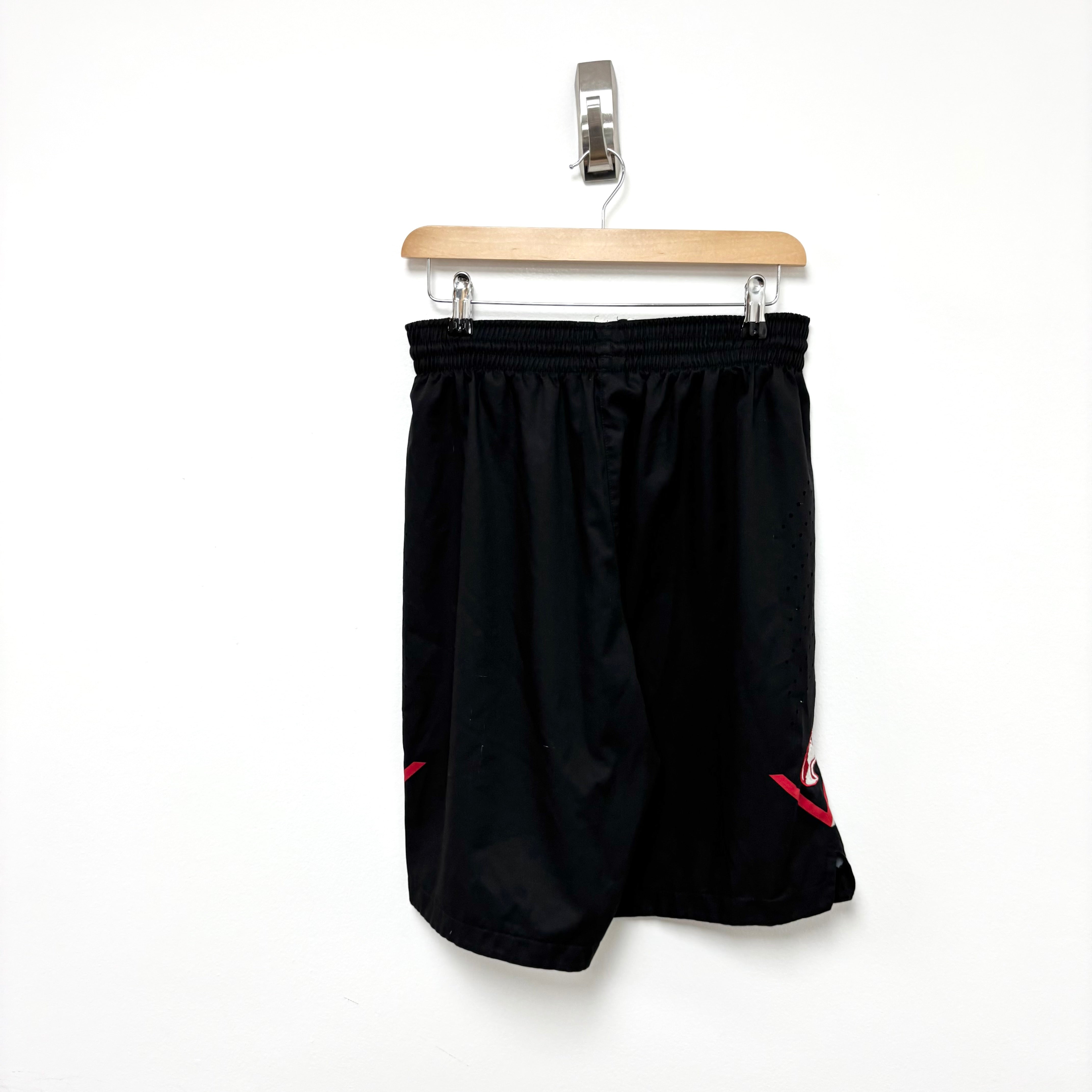 Nike Shorts Mens Small Black Running Sports Gym Athletic Pockets (E)