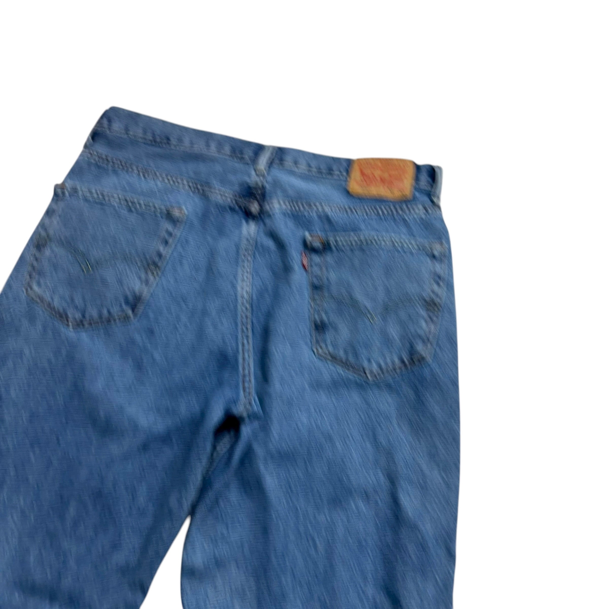 Levis 550 Jeans W36 L30 Mens Mid Blue Baggy Relaxed Straight Fit Denim