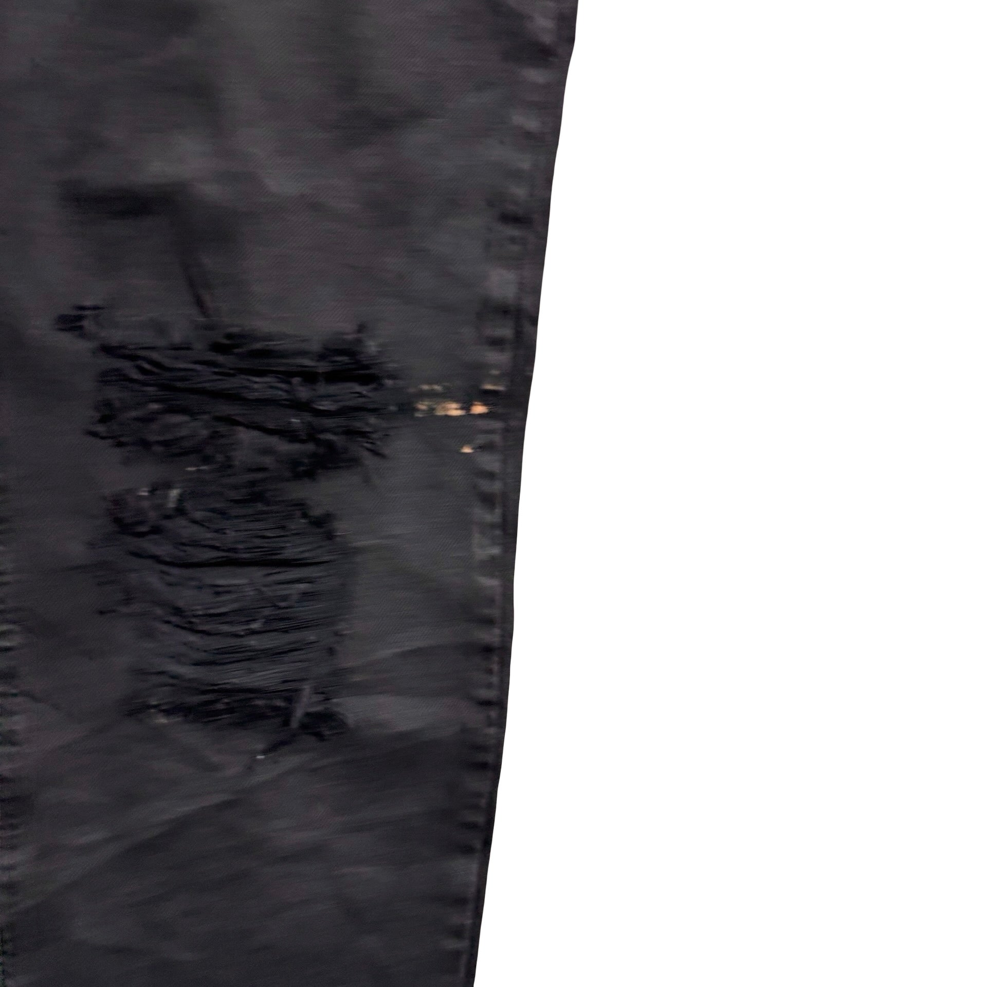 Levis 512 Jeans W38 L32 Mens Black Slim Tapered Fit Stretch Distressed Denim