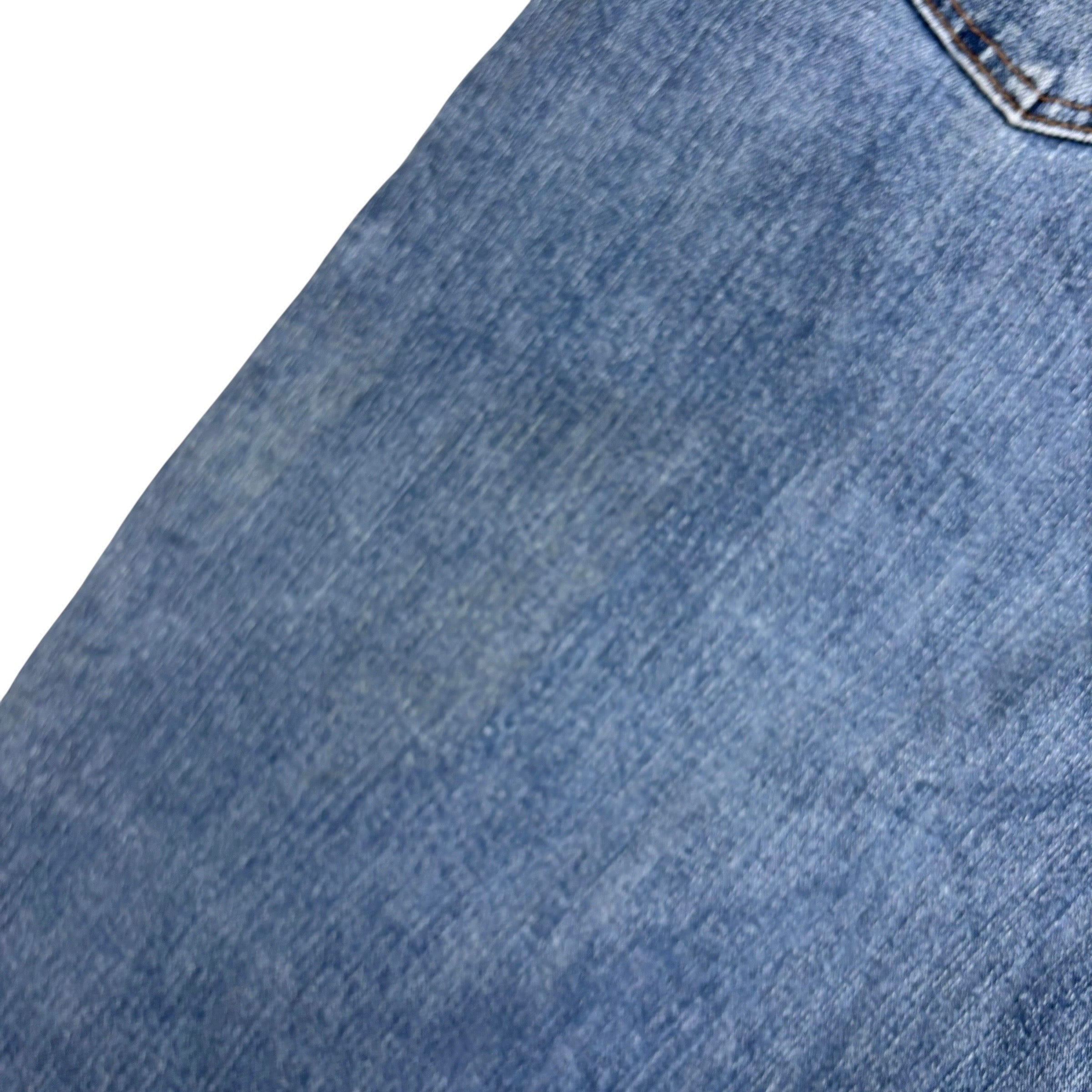 Wrangler Jeans W42 L32 Mens Mid Blue Regular Straight Fit Stretch Denim (F)