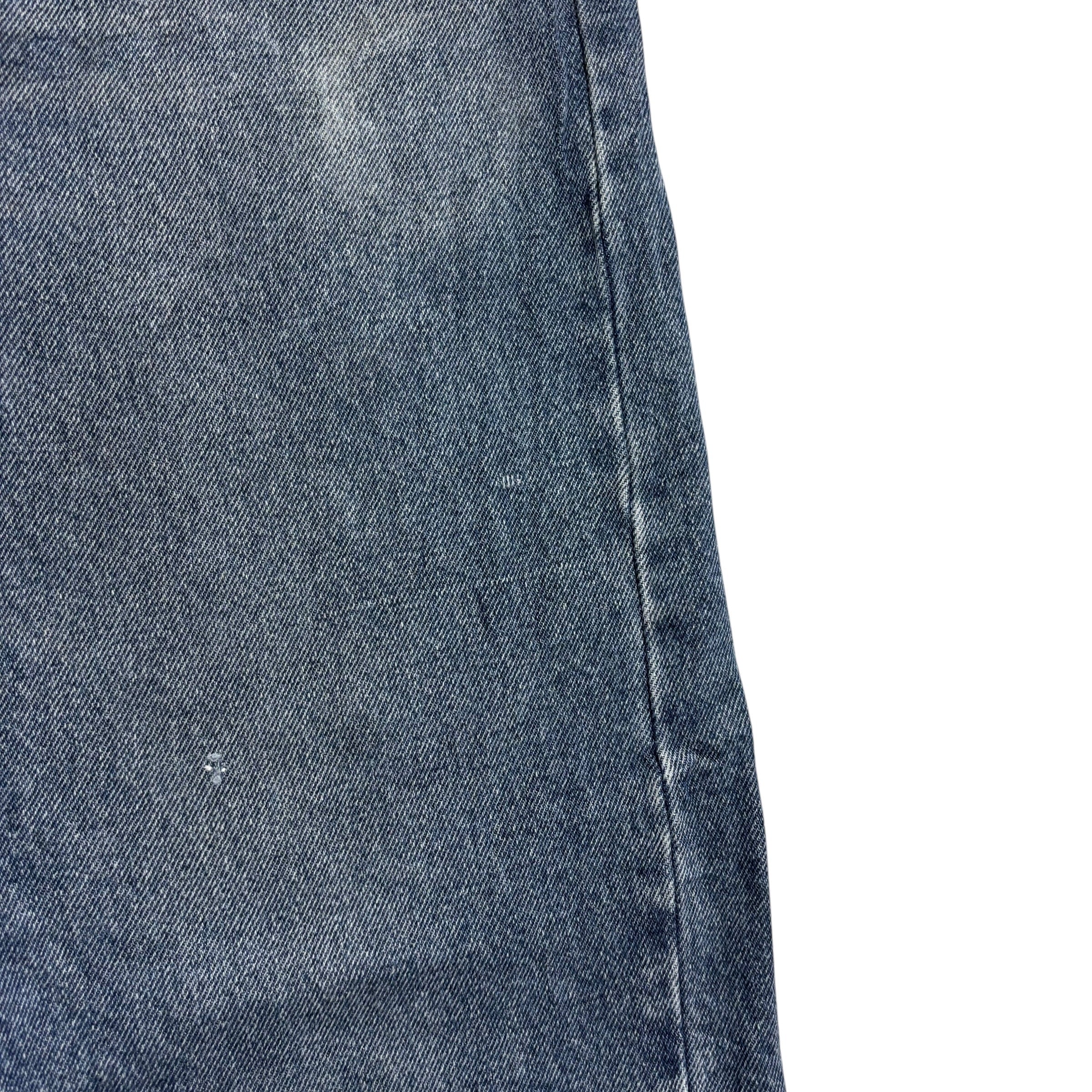 Wrangler Jeans W36 L29 Mens Mid Blue Baggy Relaxed Straight Fit Denim