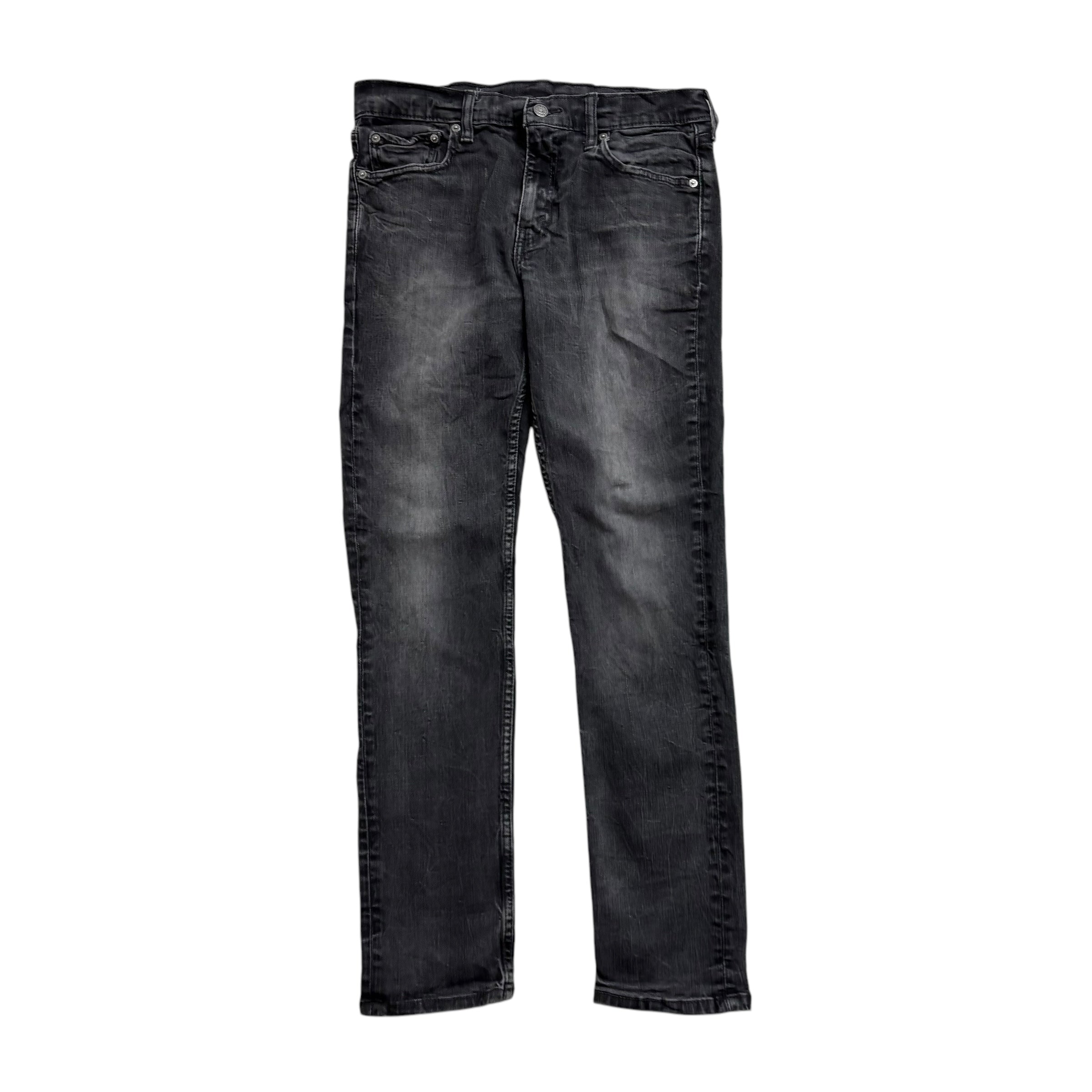 Levis 511 Jeans W33 L32 Mens Grey Slim Fit Stretch Denim