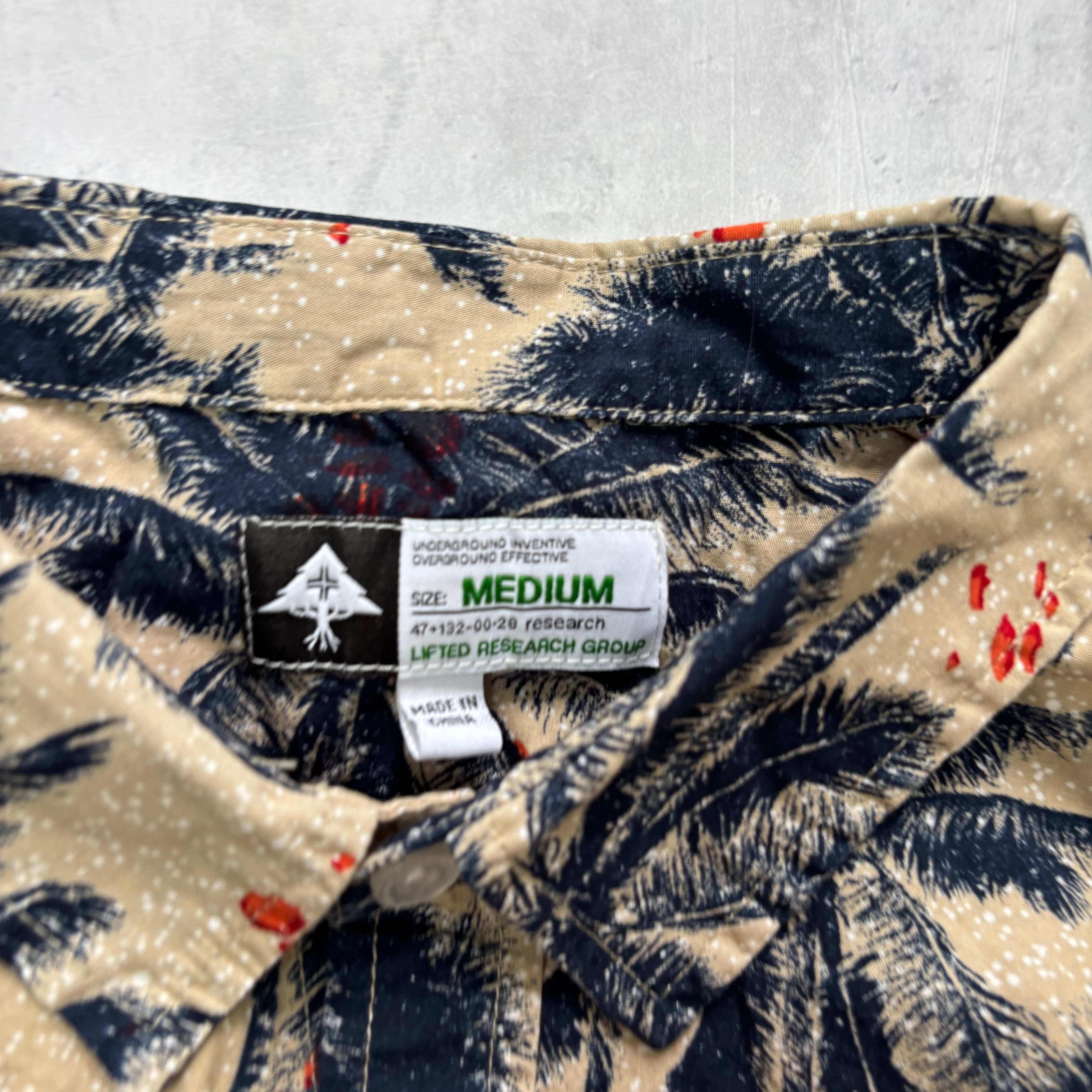 Hawaiian Shirt Mens Small Floral Aloha Short Sleeve Cotton (E)