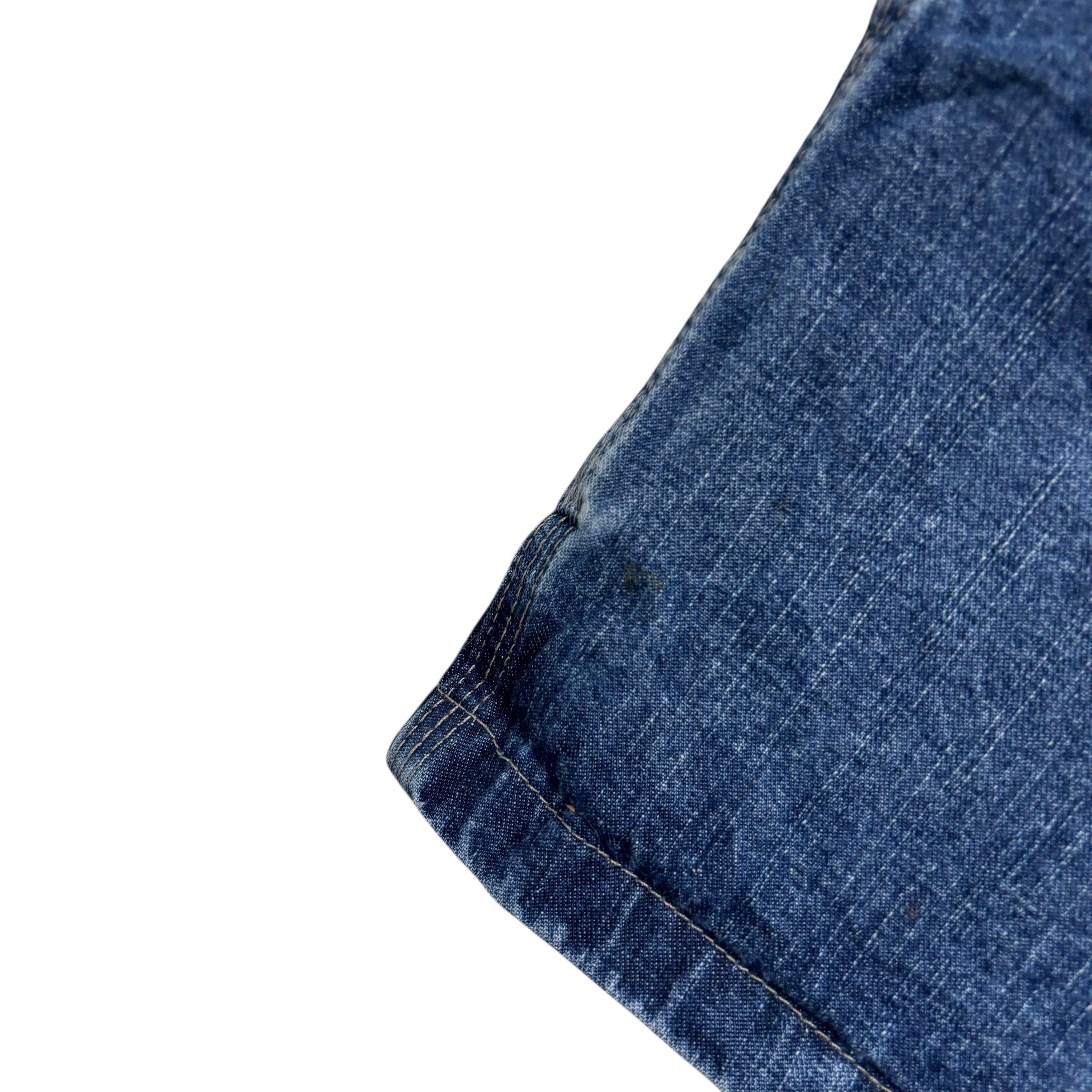 Wrangler Baggy Jorts W36 Mens Mid Blue Denim Shorts Relaxed Fit Carpenter