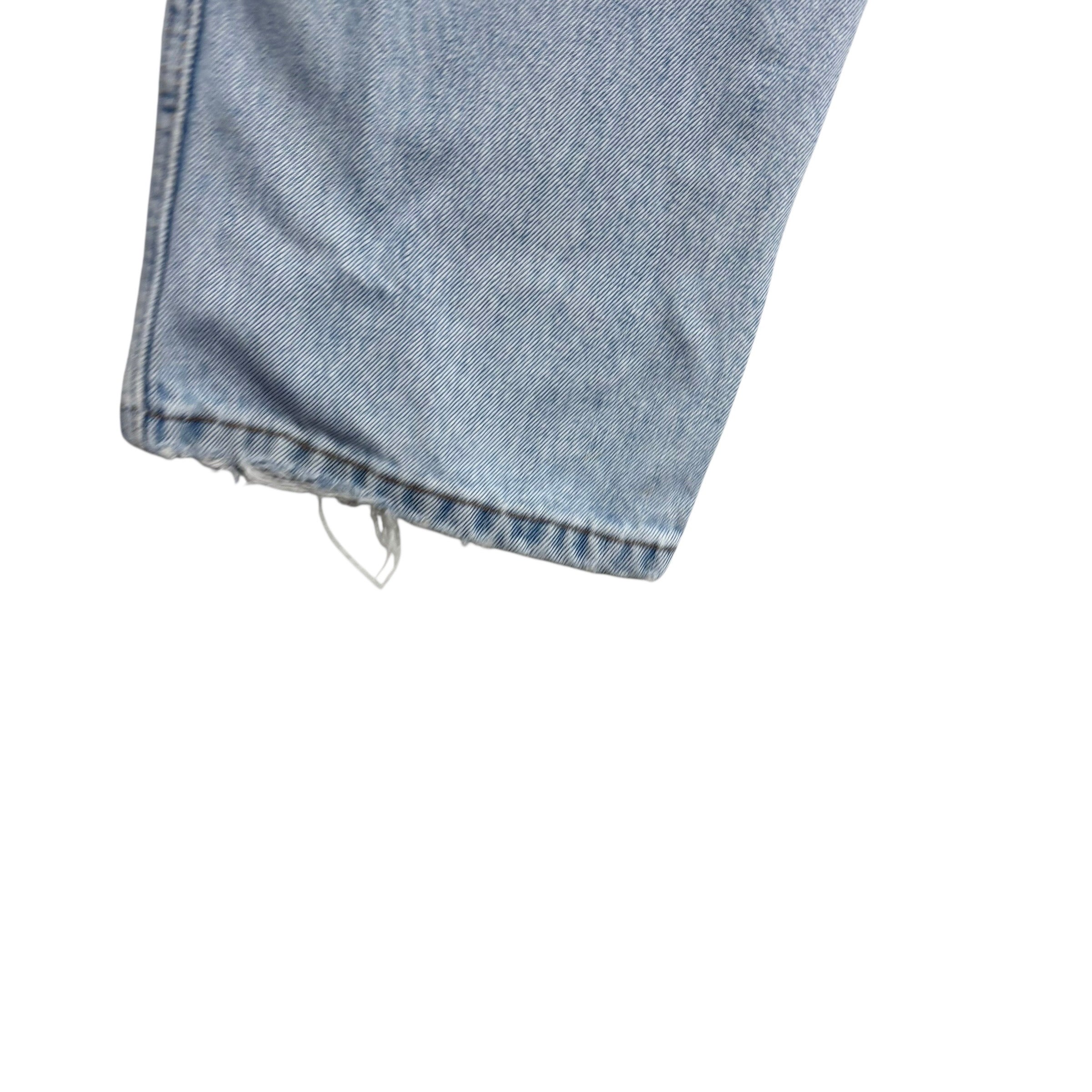 Levis 505 Jeans W33 L30 Mens Light Blue Regular Straight Fit Vintage Denim (F)