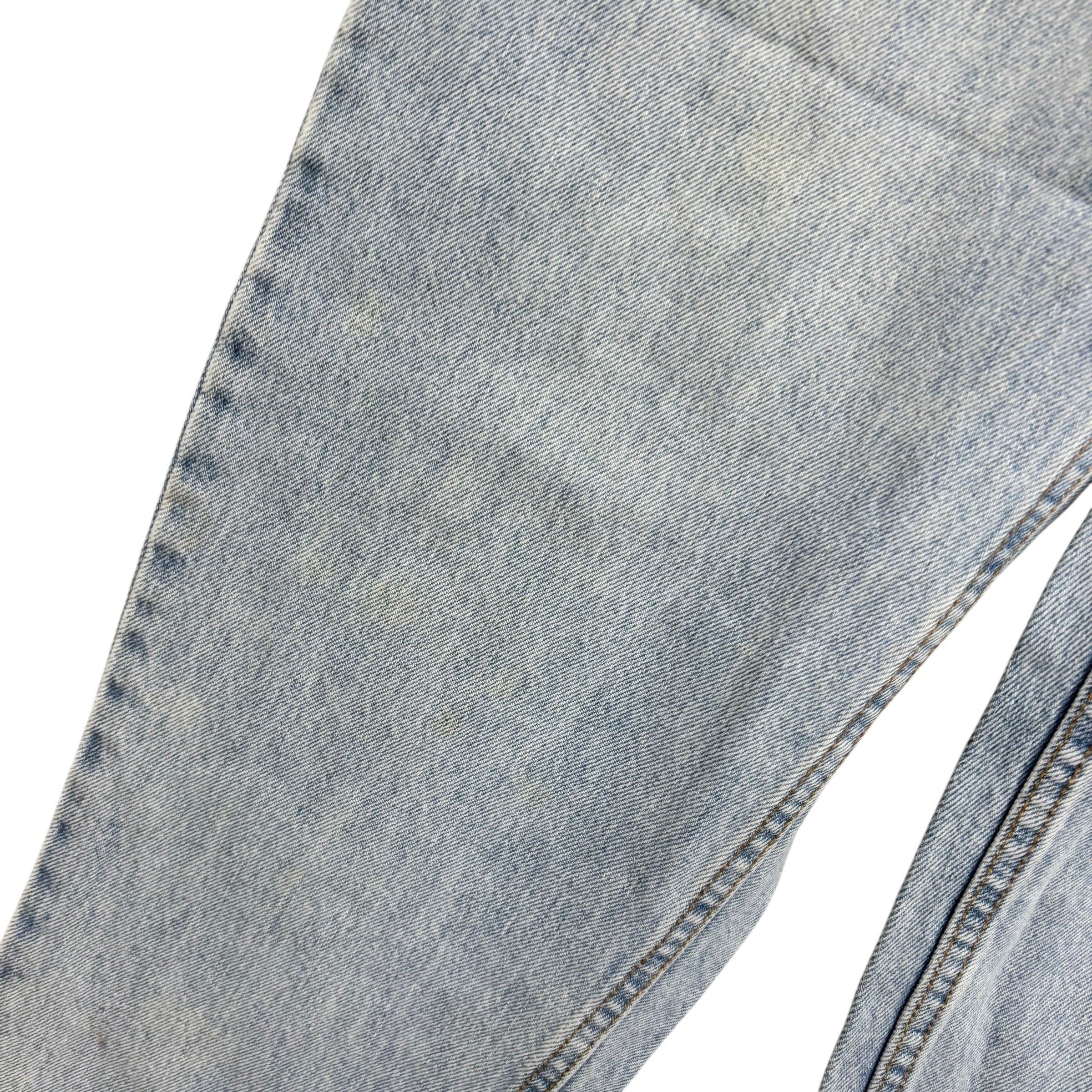 Levis 560 Jeans W30 L32 Mens Light Blue Relaxed Tapered Fit Made In USA Vintage