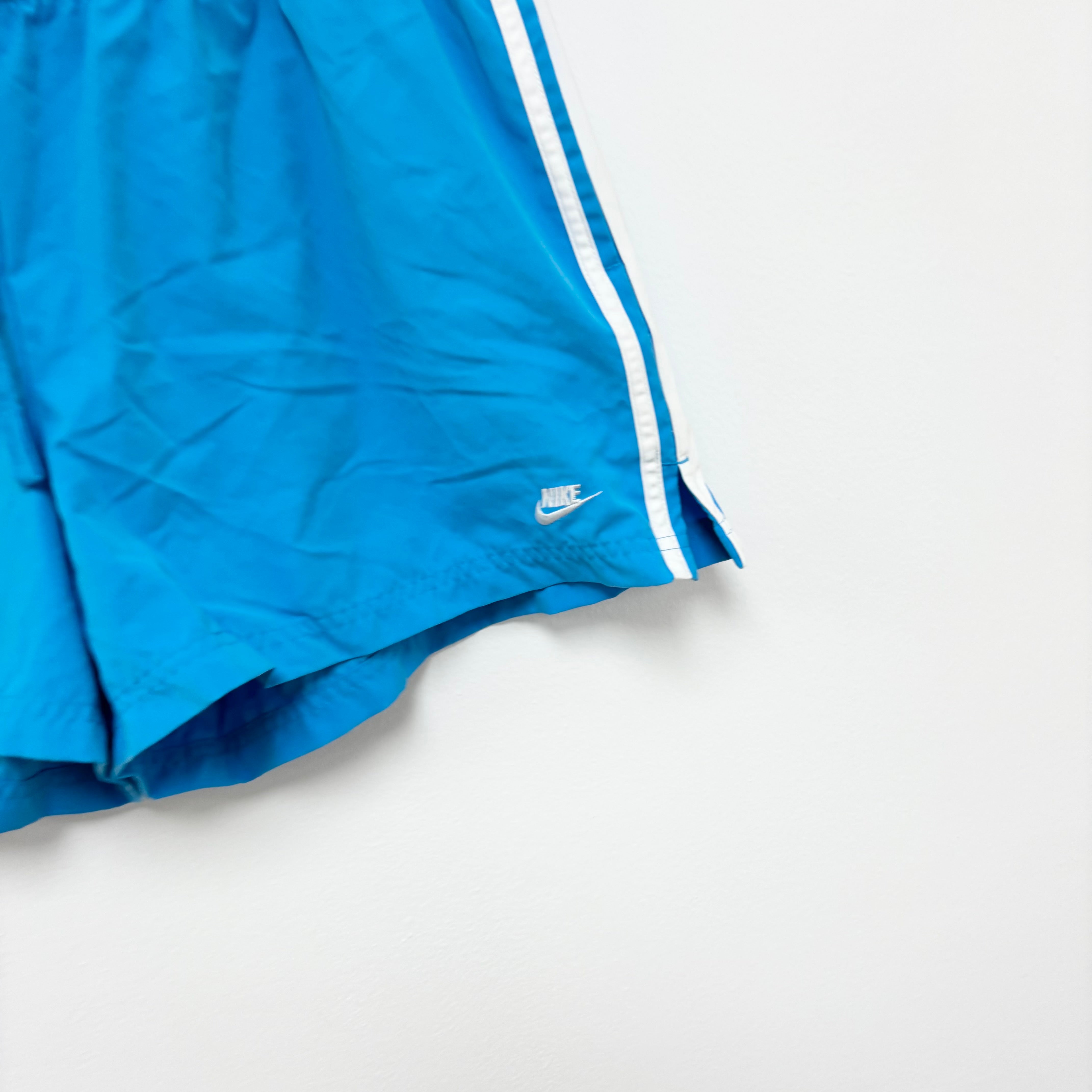Nike Shorts Womens XL Blue Vintage Running Sports Gym Athletic (E)
