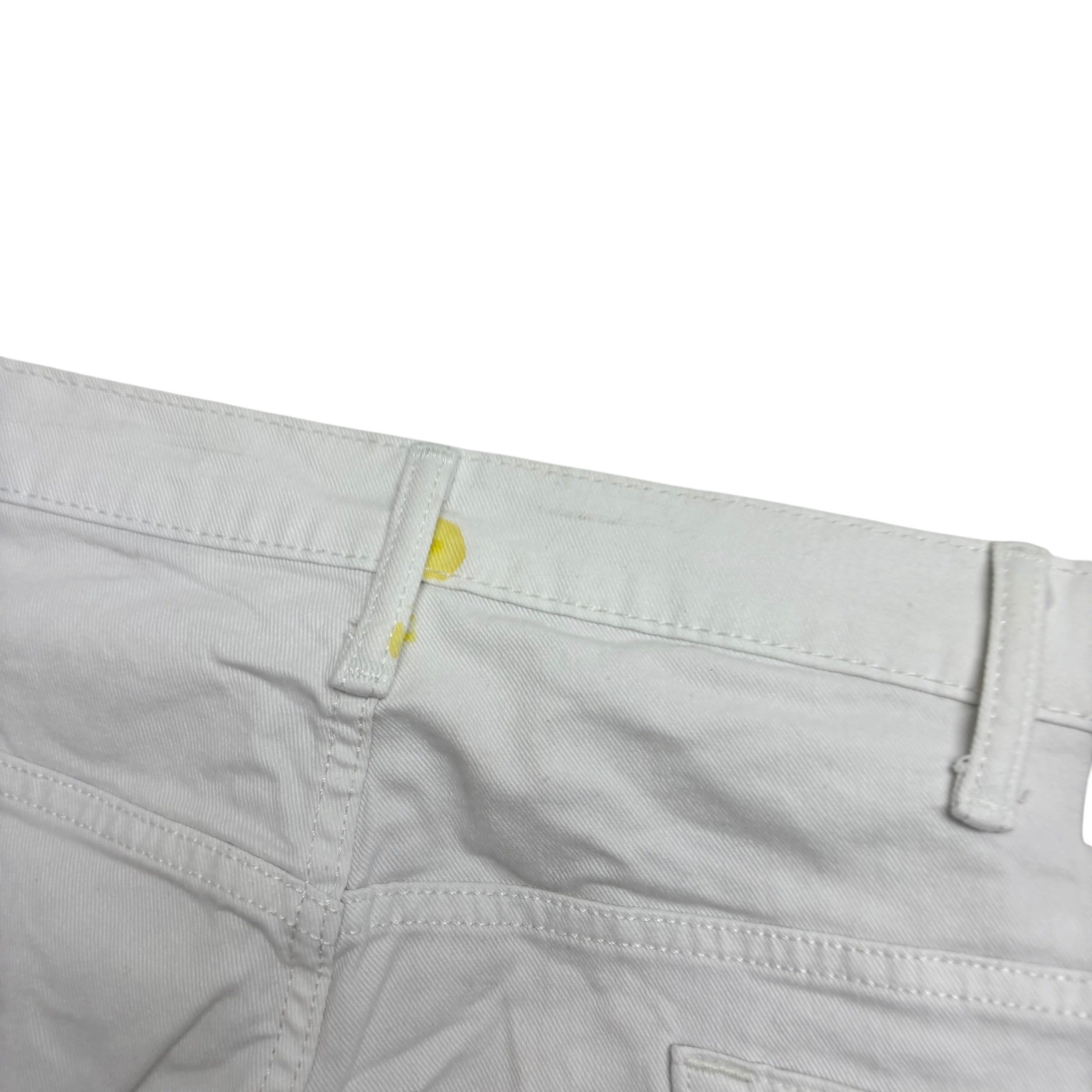 Levis 569 Jeans W44 L29 Mens White Baggy Relaxed Straight Fit Stretch Denim (F)