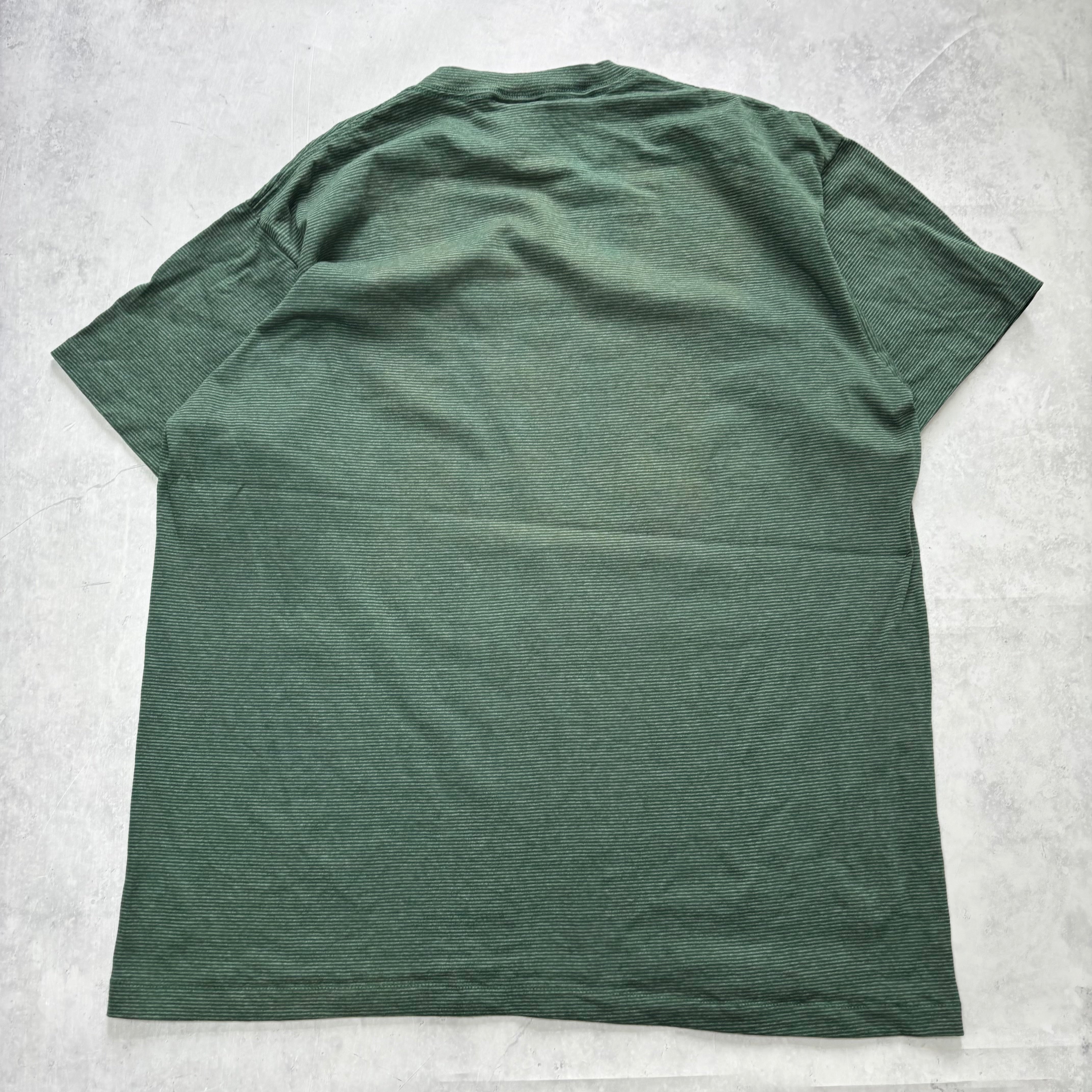 Vintage T Shirt Mens XL Green Single Stitch Graphic Print 90s USA Tourist (E)