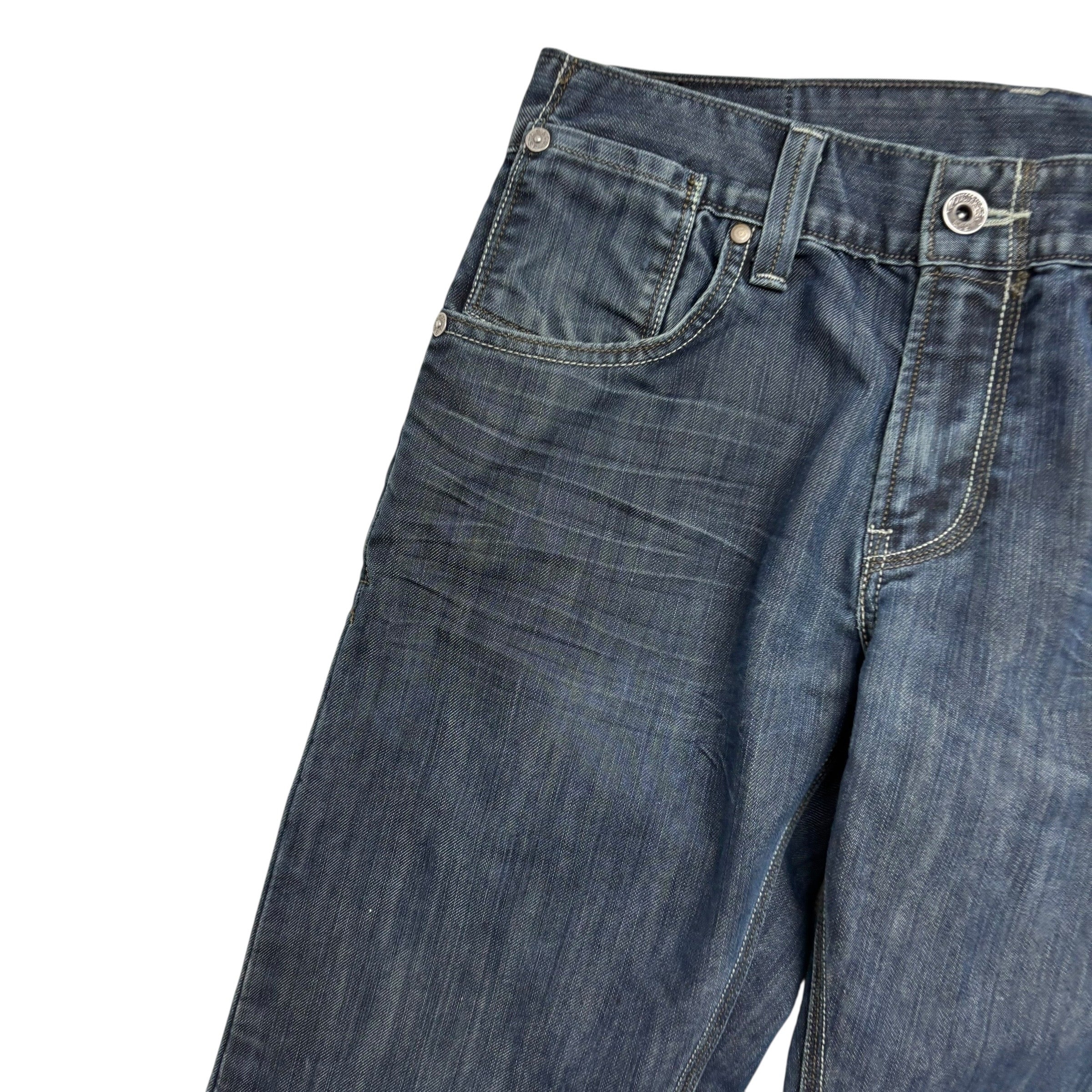 Levis 514 Jeans W31 L30 Mens Dark Blue Regular Straight Fit Vintage Denim