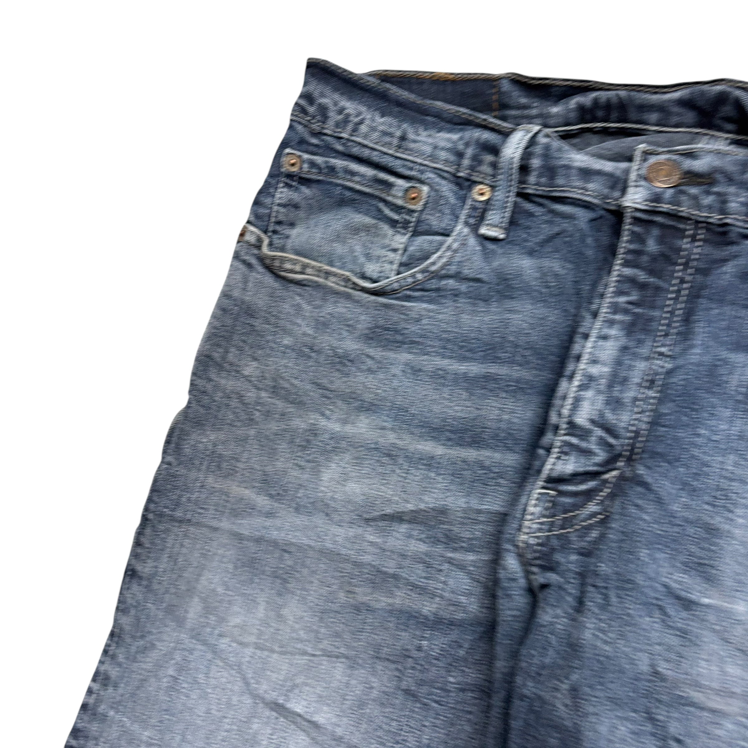 Levis 559 Jeans W34 L32 Mens Blue Baggy Relaxed Straight Fit Stretch Denim (F)