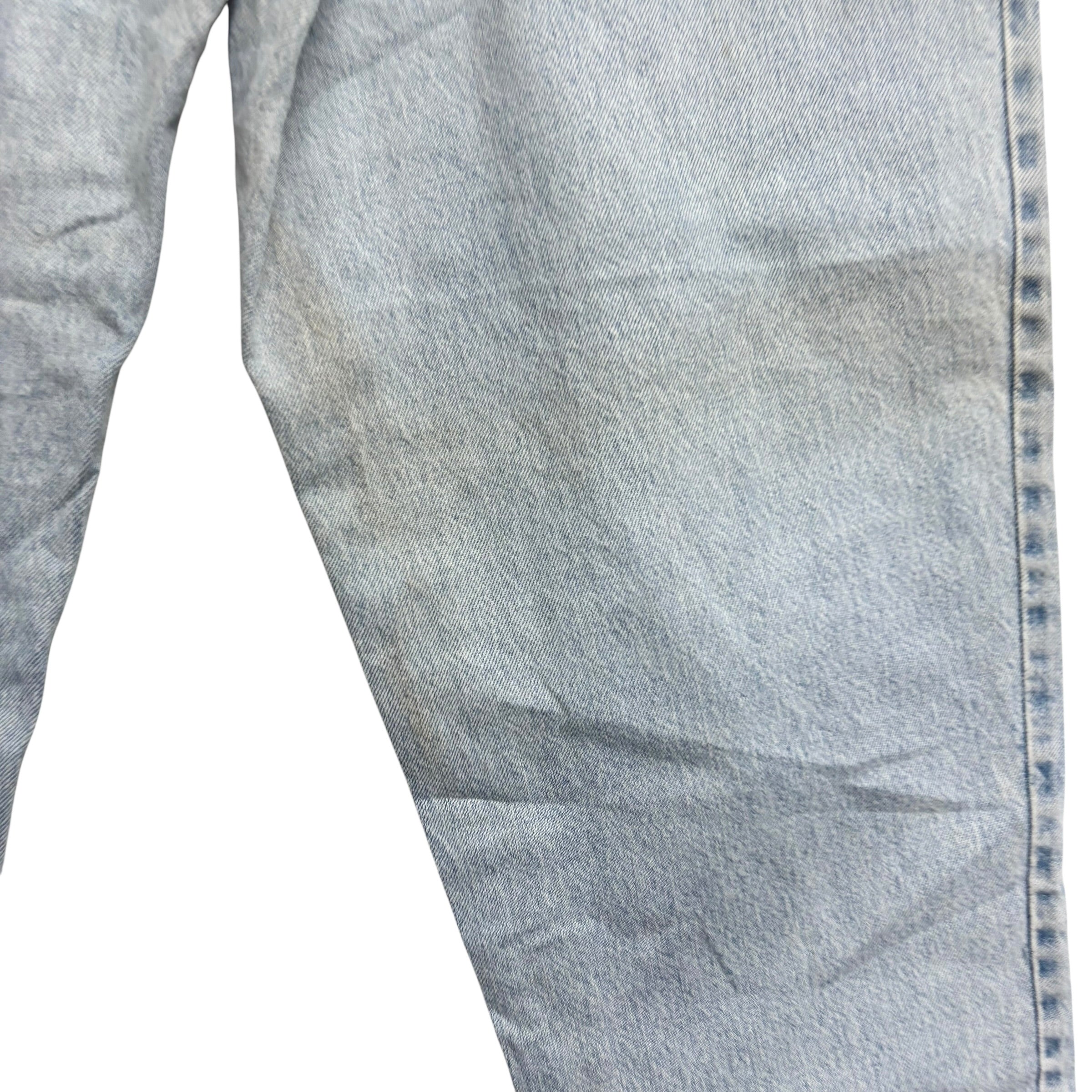 Levis 560 Jeans W38 L32 Mens Light Blue Relaxed Tapered Vintage Denim (F)