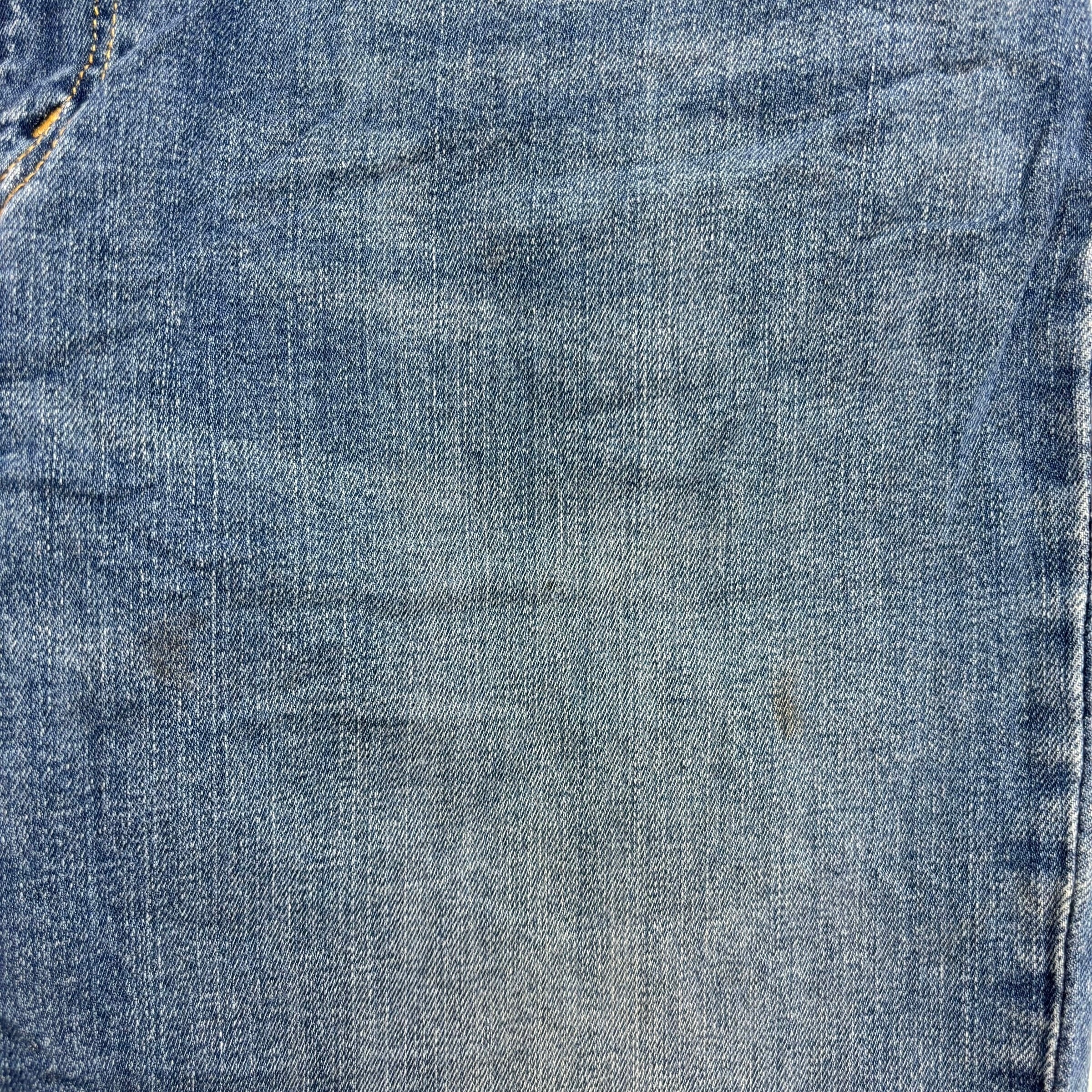 Levis 531 Jeans W38 L32 Mens Mid Blue Tapered Skinny Fit Stretch Denim