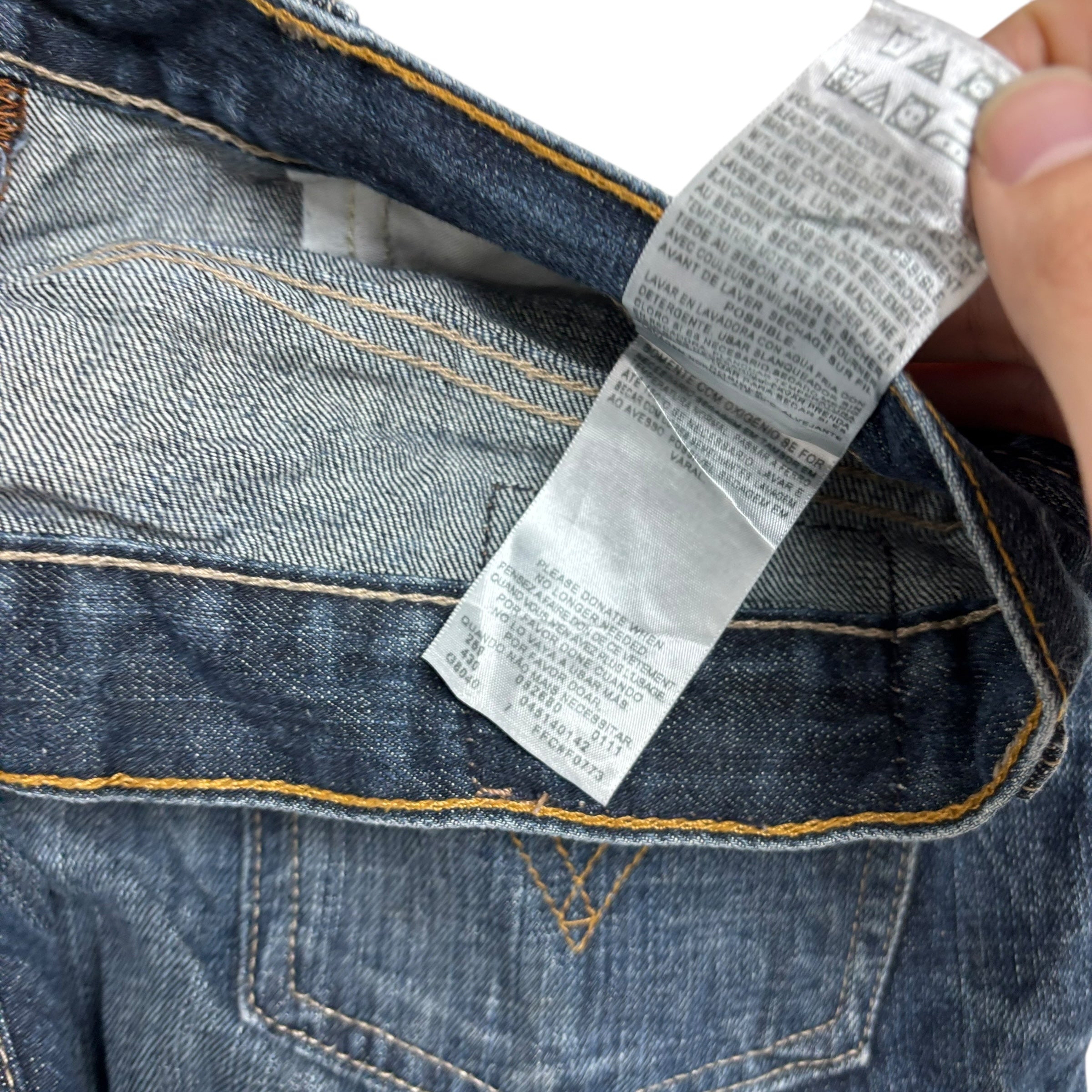 Levis 514 Jeans W33 L32 Mens Dark Blue Regular Straight Fit Vintage Denim