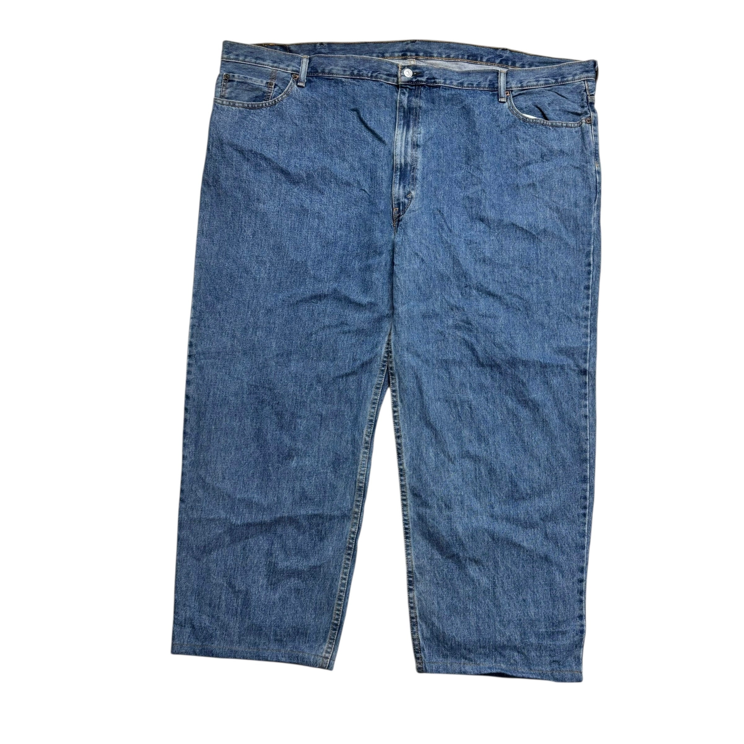 Levis 550 Jeans W54 L29 Mens Mid Blue Baggy Relaxed Straight Fit Denim (E)