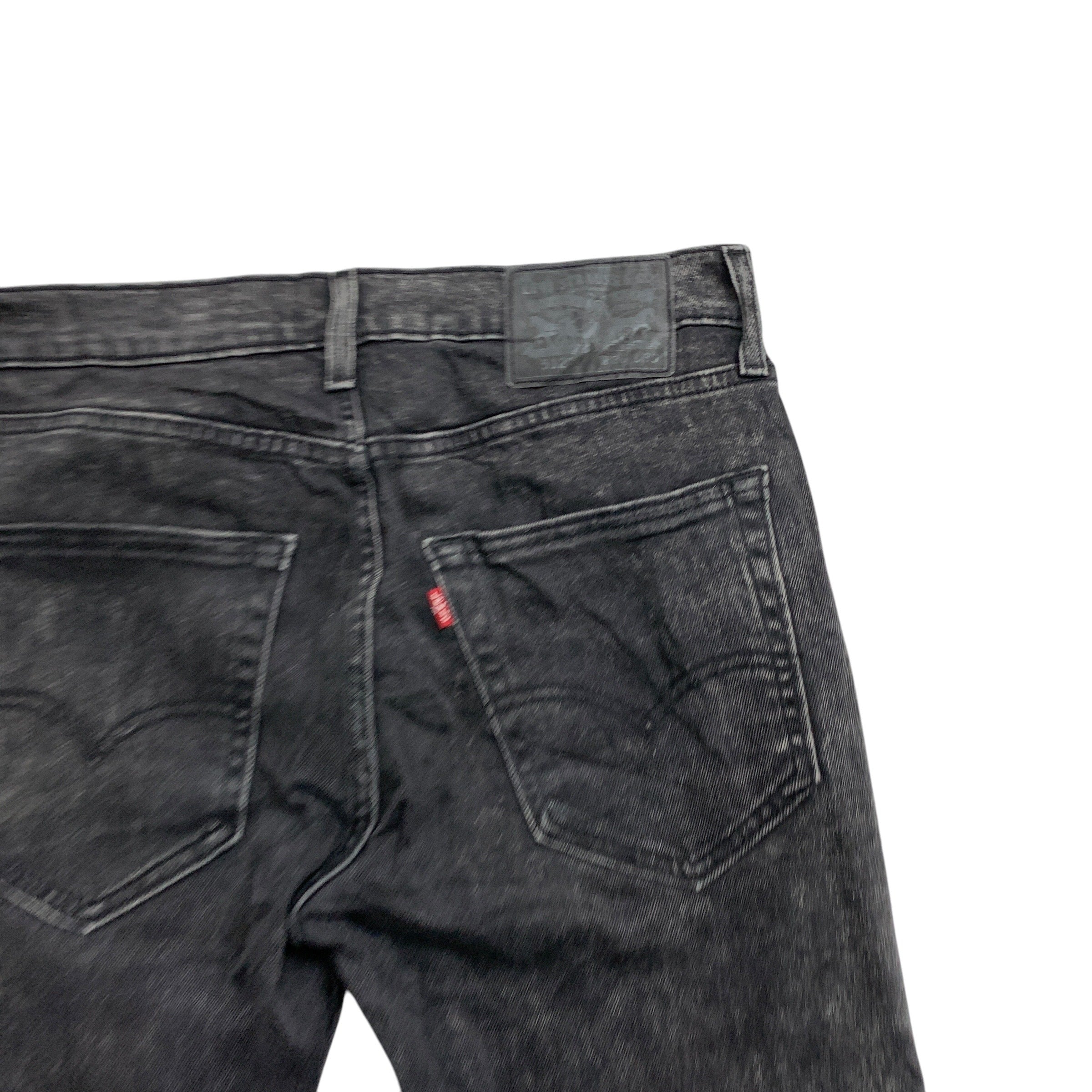 Levis 512 Jeans W30 L30 Mens Black Slim Tapered Fit Stretch Denim (E)