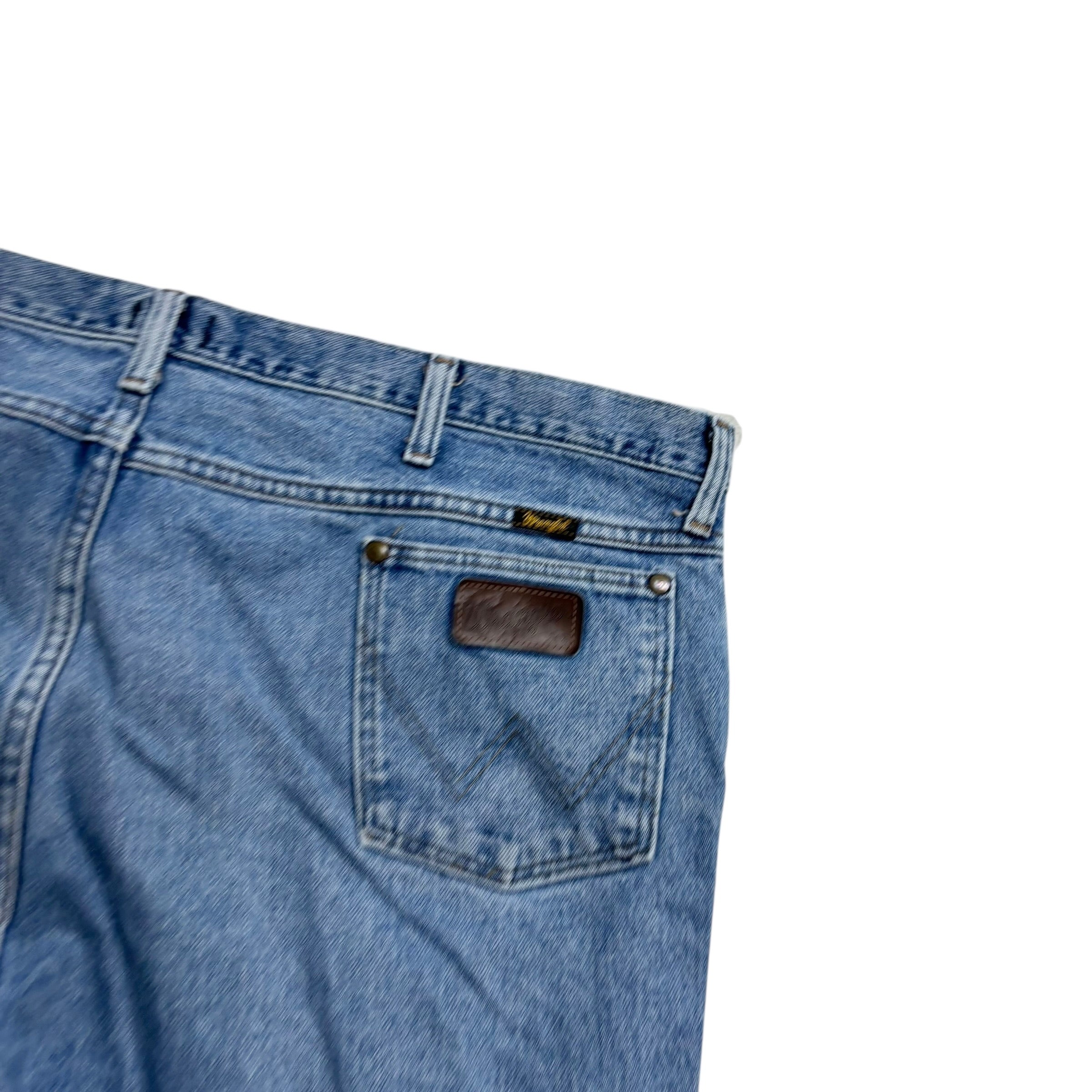 Wrangler Jeans Cowboy Cut W42 L30 Mens Light Blue 36MWZ Slim Fit Denim (F)