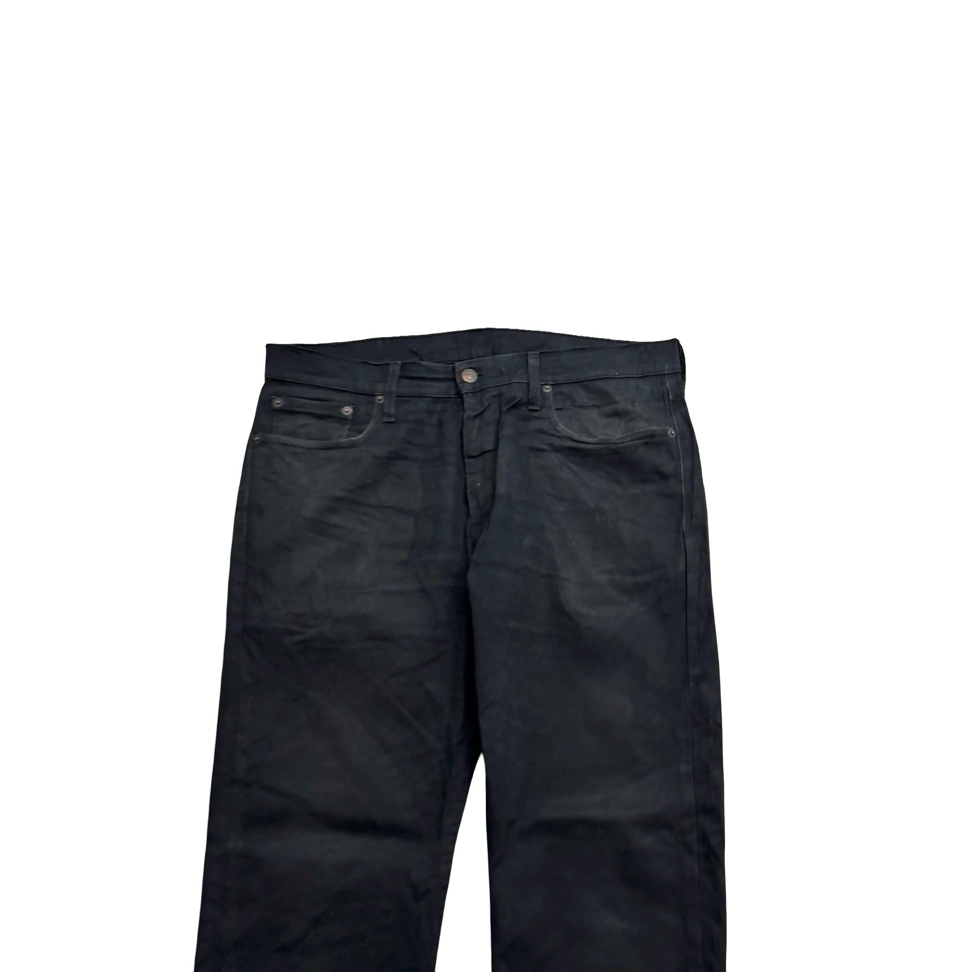 Levis 513 Jeans W34 L30 Mens Black Slim Straight Fit Stretch Denim