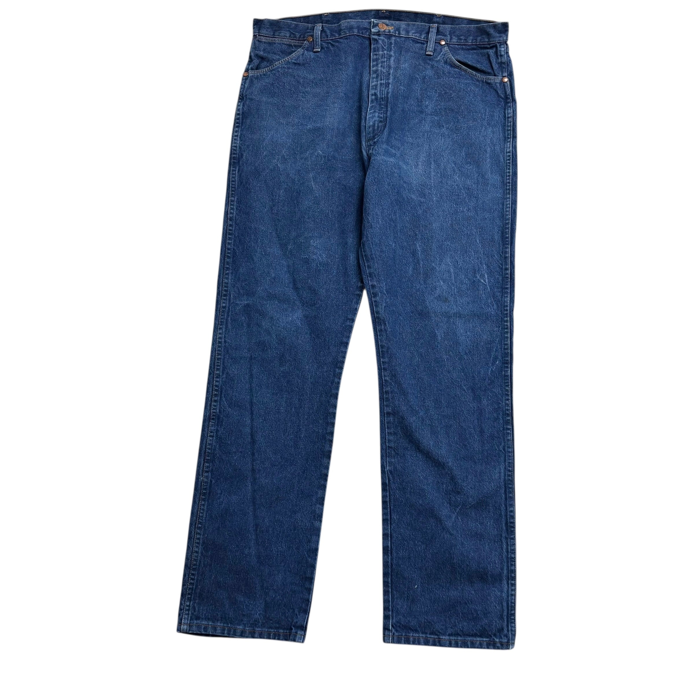 Wrangler Jeans Cowboy Cut W40 L34 Mens Mid Blue 13MWZ Original Fit Denim