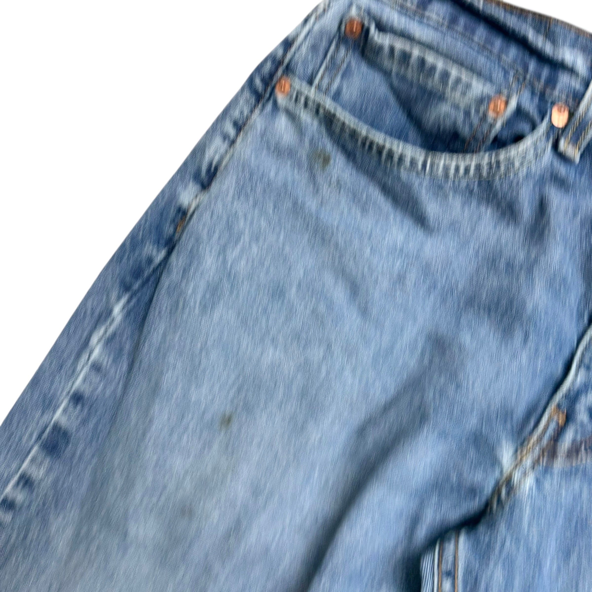 Levis 559 Jeans W34 L31 Mens Mid Blue Regular Straight Fit Stretch Denim