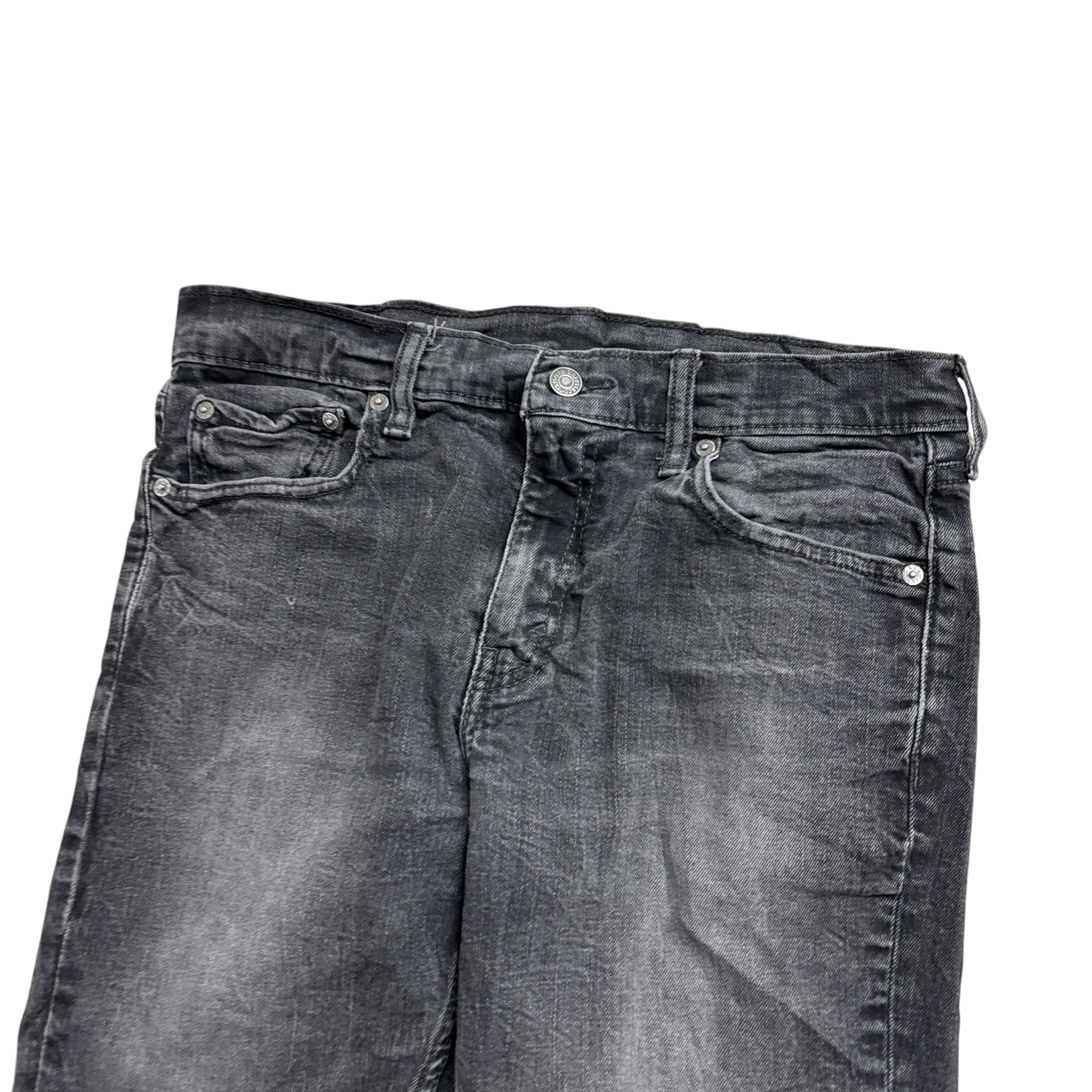 Levis 511 Jeans W33 L32 Mens Grey Slim Fit Stretch Denim