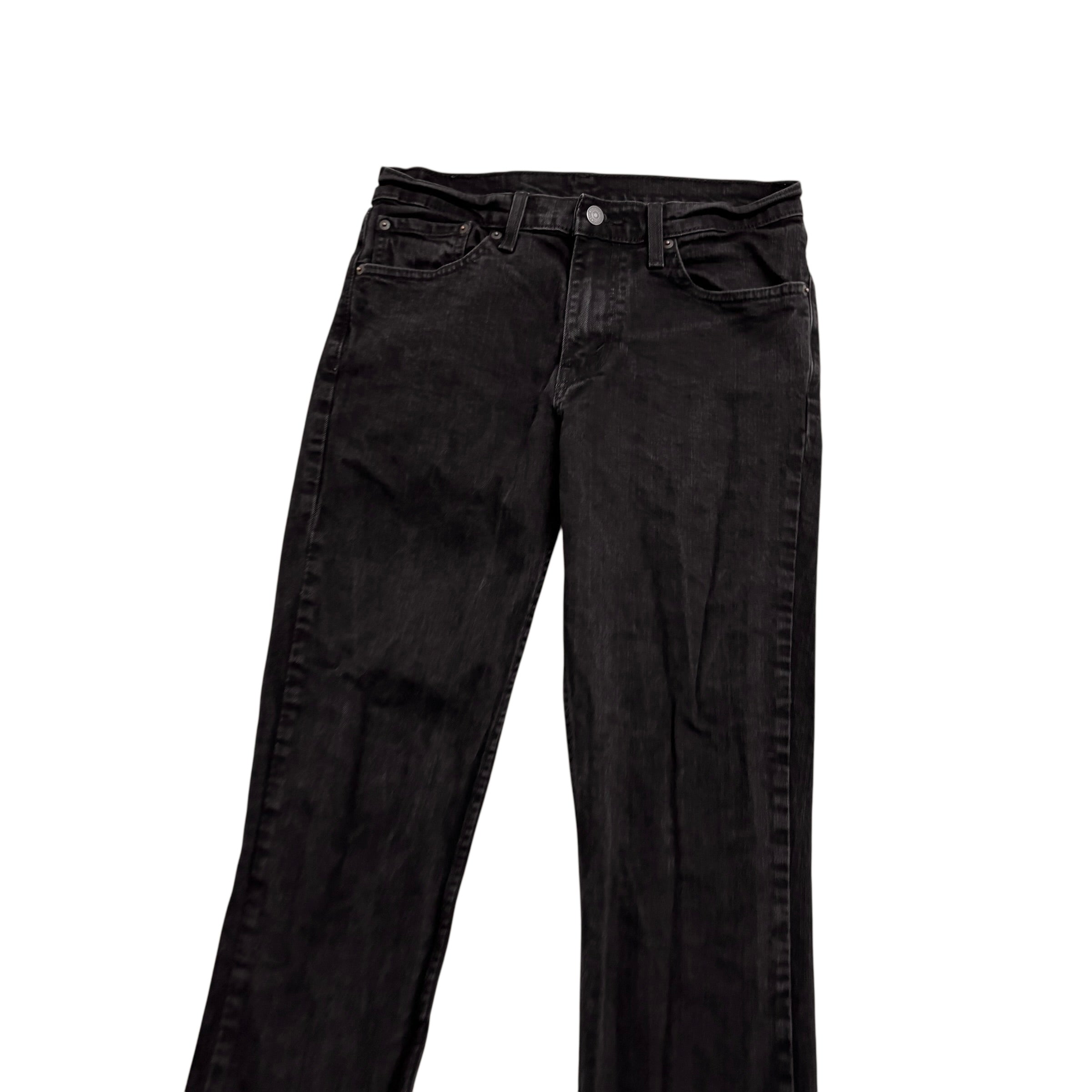 Levis 511 Jeans W30 L31 Mens Black Slim Fit Stretch Denim (E)