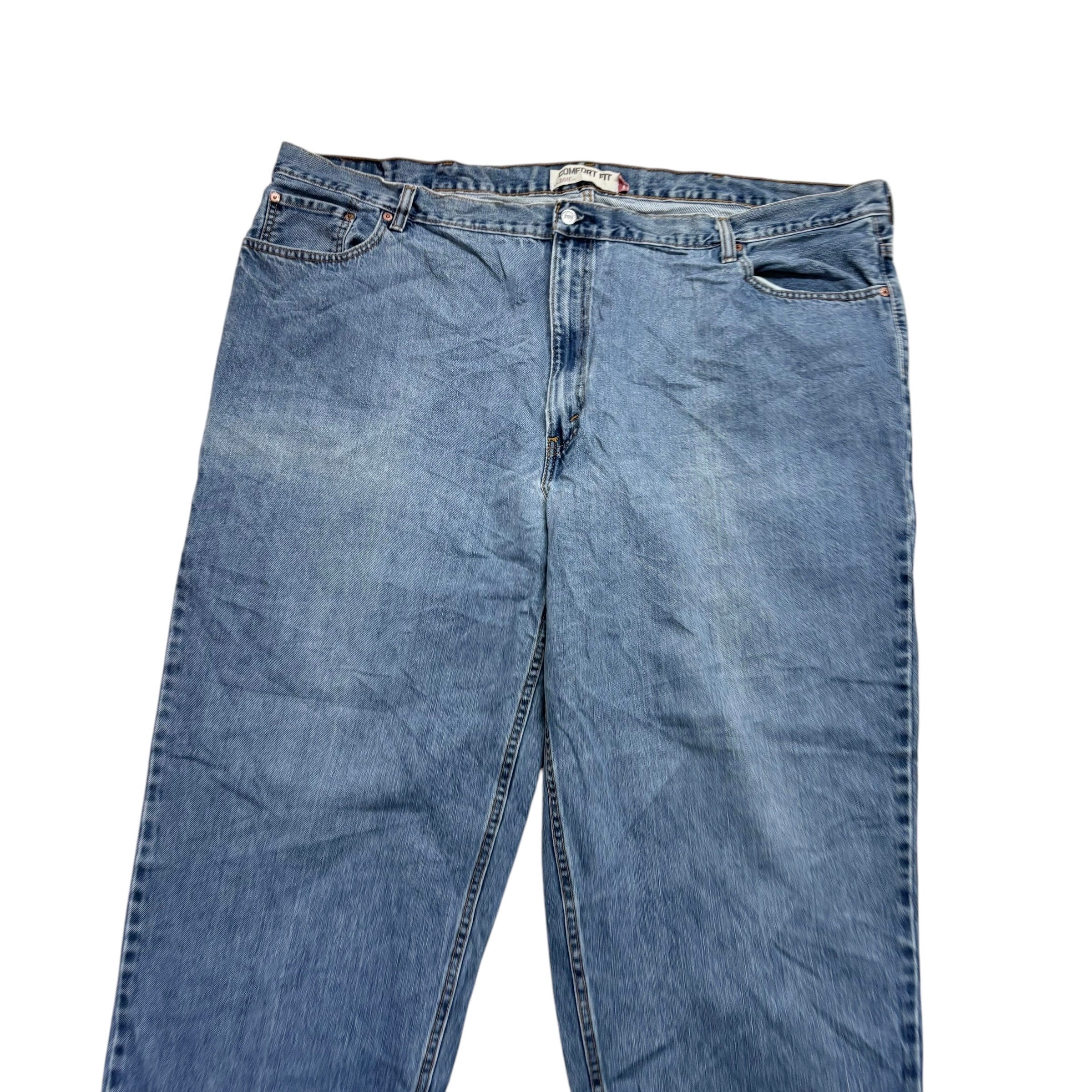 Levis 560 Jeans W50 L30 Mens Light Blue Baggy Relaxed Comfort Fit Vintage Denim