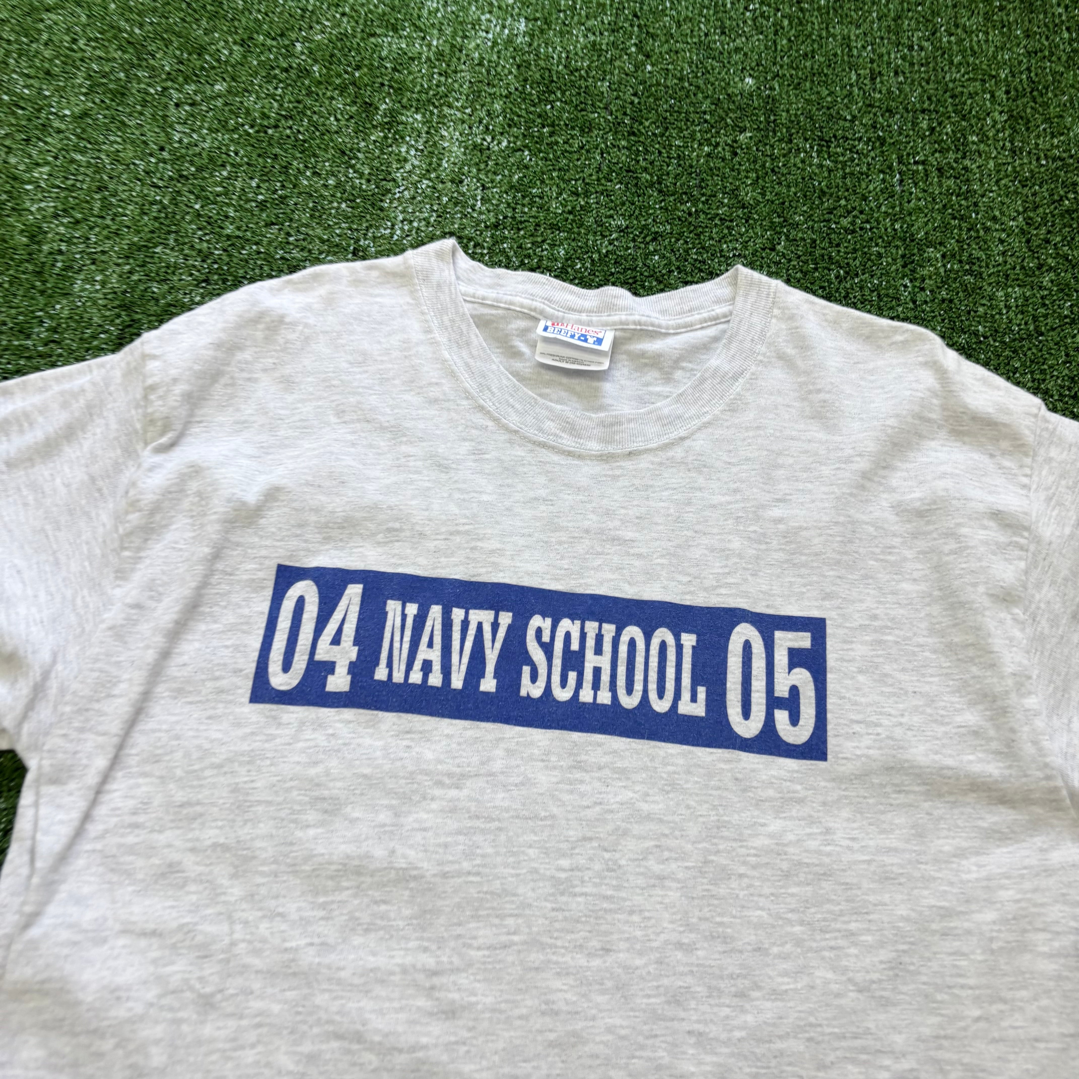 Vintage T Shirt Mens Medium Grey Graphic Print 00s USA (E)